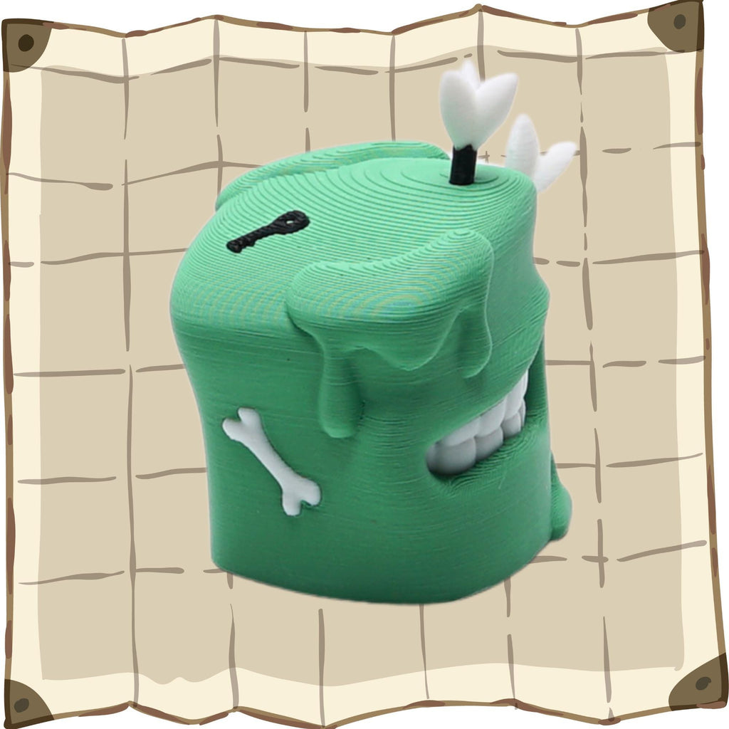 DnD Gelatinous Cube Miniature Figure for Tabletop Game Role Play Gift for DnD Fan 3D Printed Gelatinous Cube for DnD Game Play Figure Party