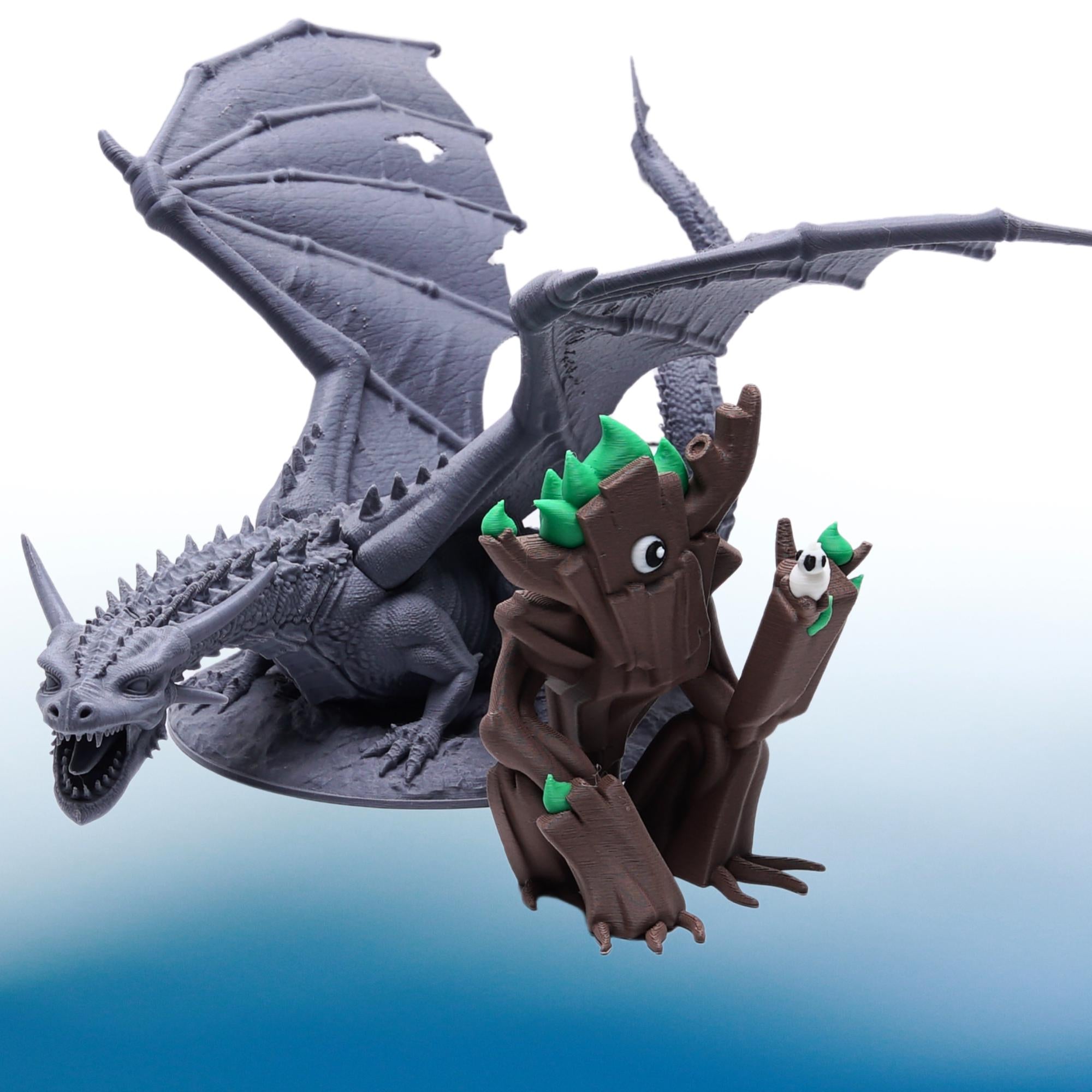DnD Treant Monster Miniature Playful Design for Tabletop Role Play Games Gift for Dungeons and Dragons Fans Cute Tree Figure for TTRPG Fun
