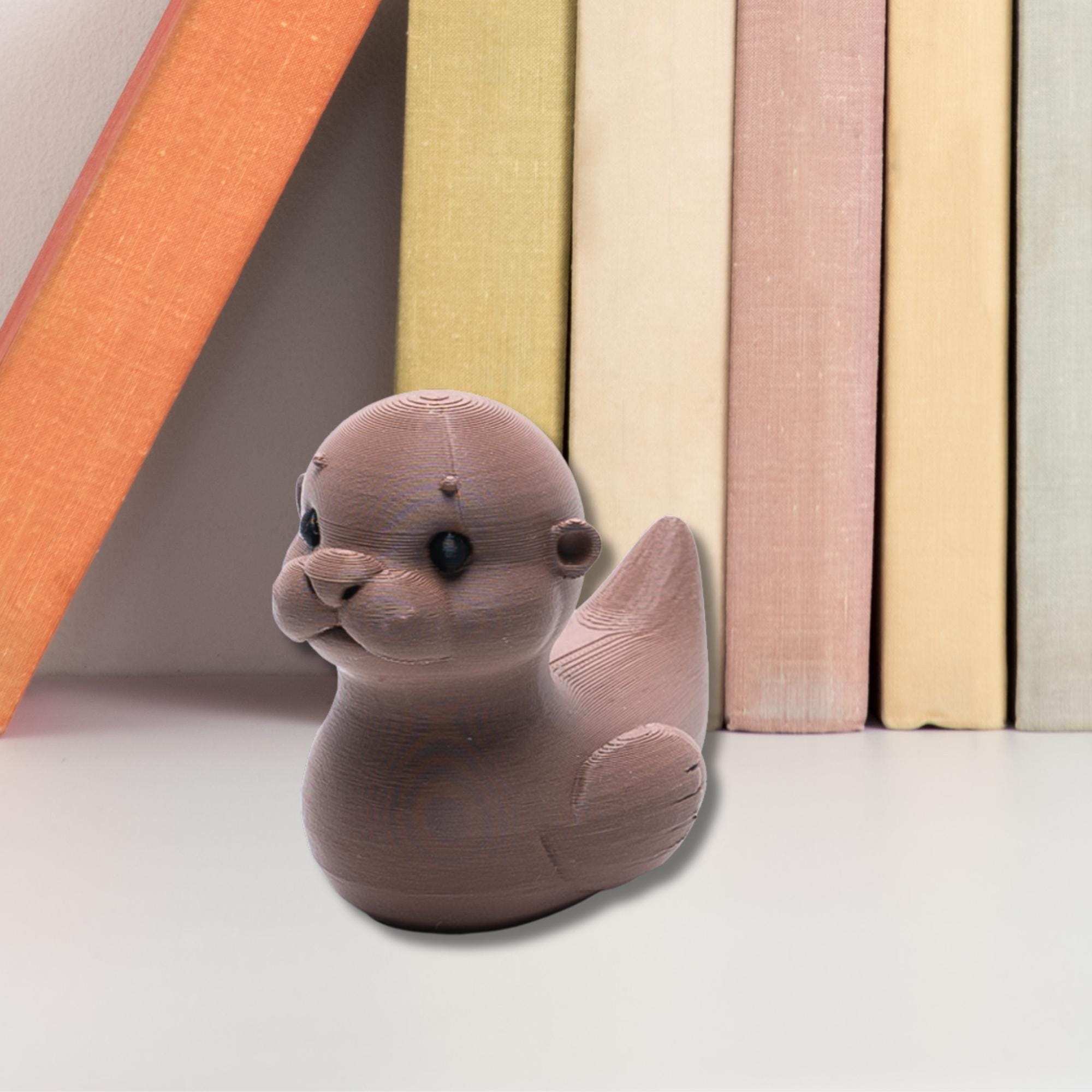 Otter Cruise Duck Gift Cute Nature Lover Hide and Seek Duck Woodlands Animal Party Favor Cake Topper Travel Keepsake for Ship Adventures