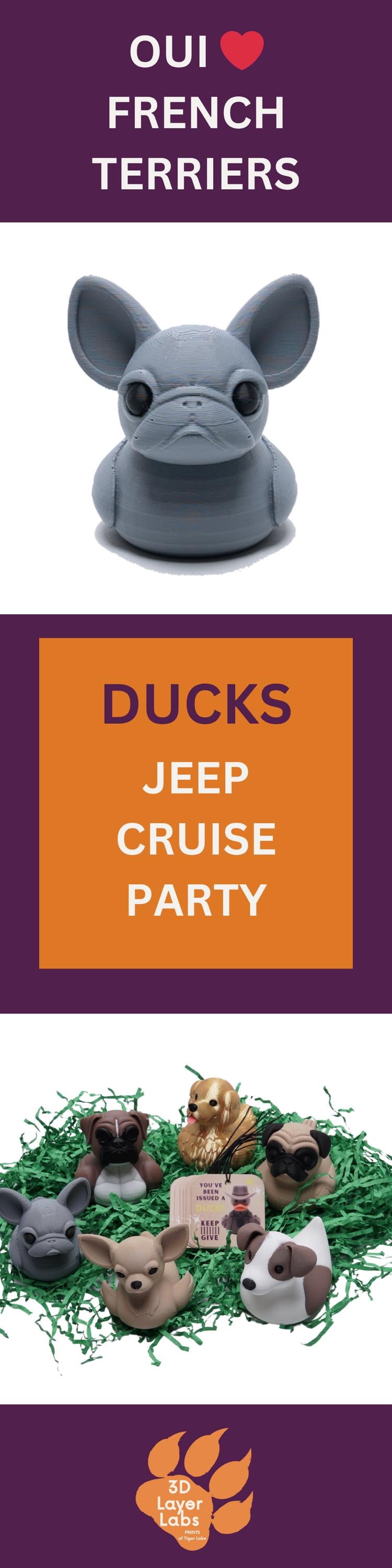 French Bulldog Cruise Duck Gift Cute Hide and Seek Duck for Dog Lovers Party Cake Topper for Pet Birthdays Travel Keepsake Gift for Her