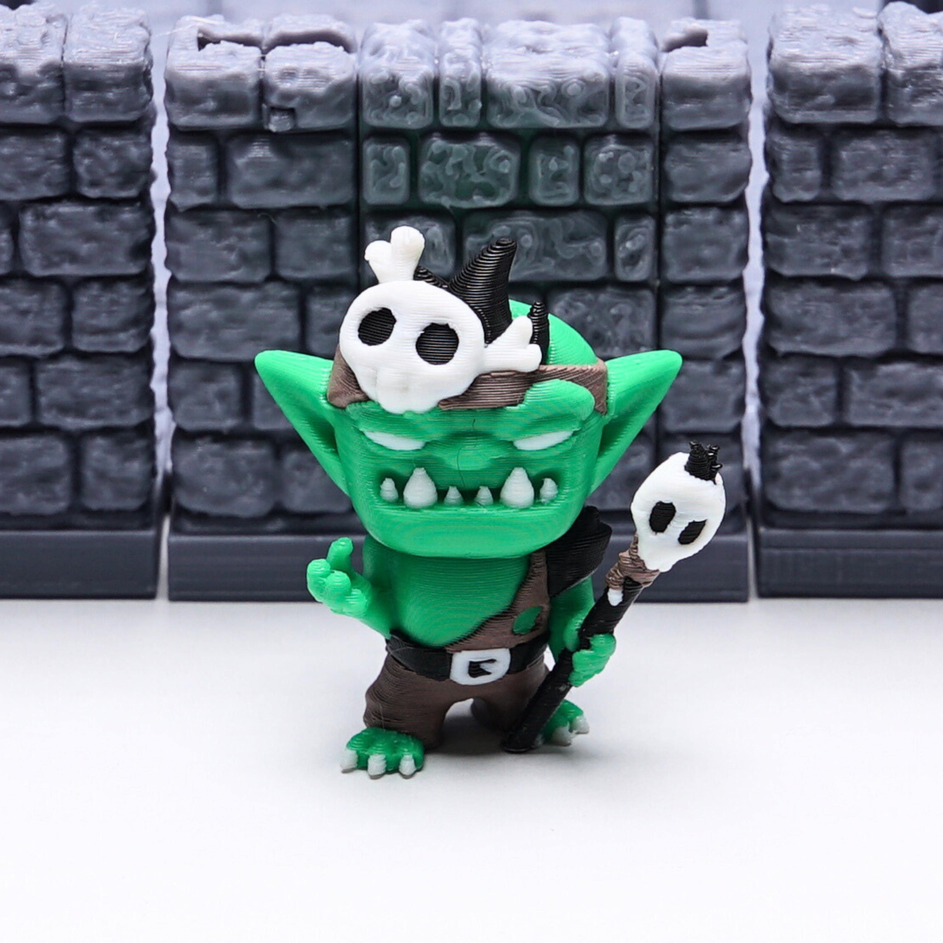 Goblin Miniature Set of 4 for DnD Rogue Fighter Druid & Archer Goblin Figures Fantasy Monster Minis for Tabletop RPG Gift for DnD Player