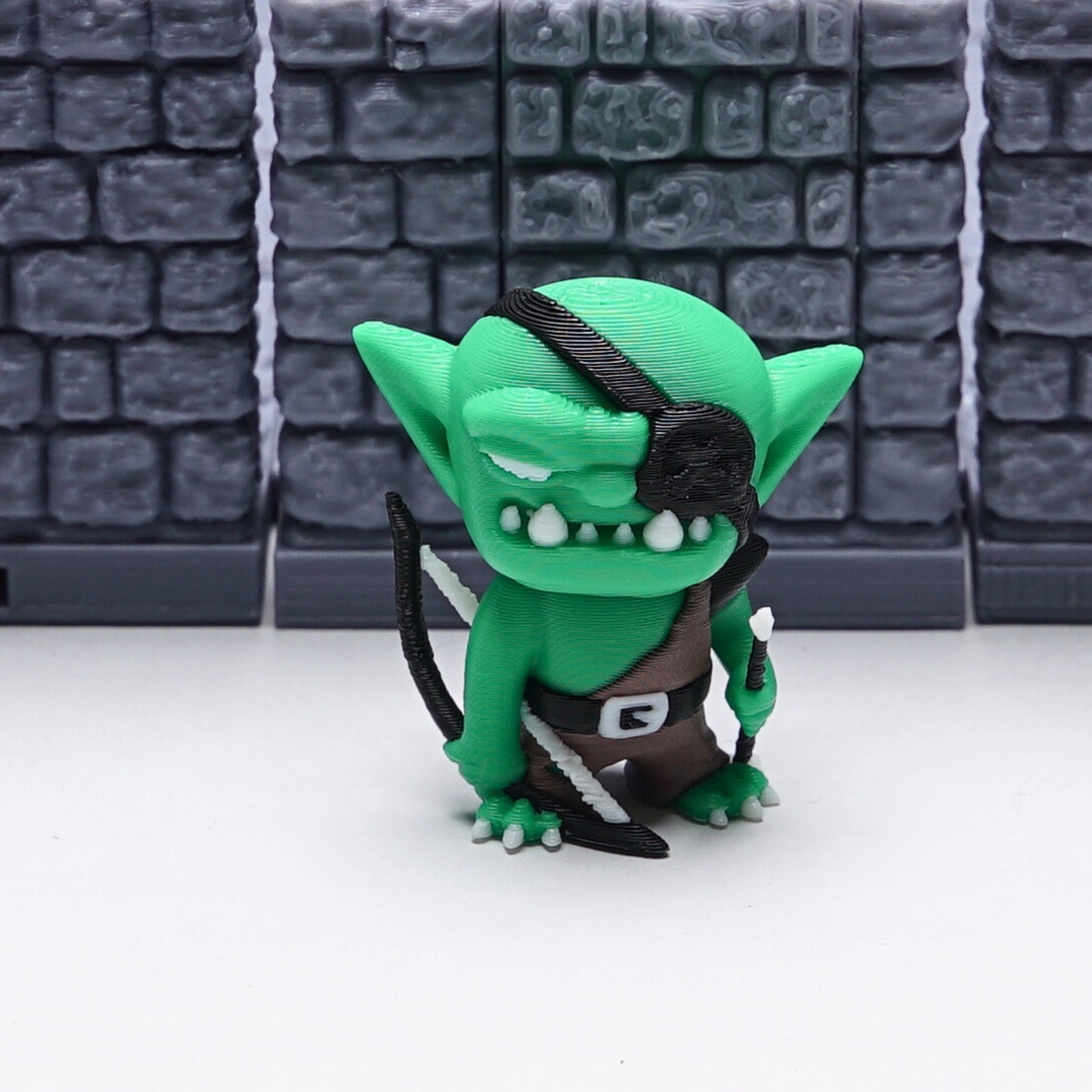 Goblin Miniature Set of 4 for DnD Rogue Fighter Druid & Archer Goblin Figures Fantasy Monster Minis for Tabletop RPG Gift for DnD Player