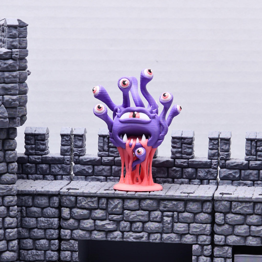 DnD Beholder Monster Miniature for Tabletop Game Role Play Eye Tyrant Creature Gift for DnD Fan 3D Printed Miniature Beholder for DnD Figure