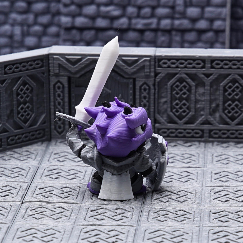 DnD Dragonborn Paladin Miniature for Tabletop Role Play Games Unique Gift for TTRPG Dungeons and Dragons Fan Figure with Sword and Shield