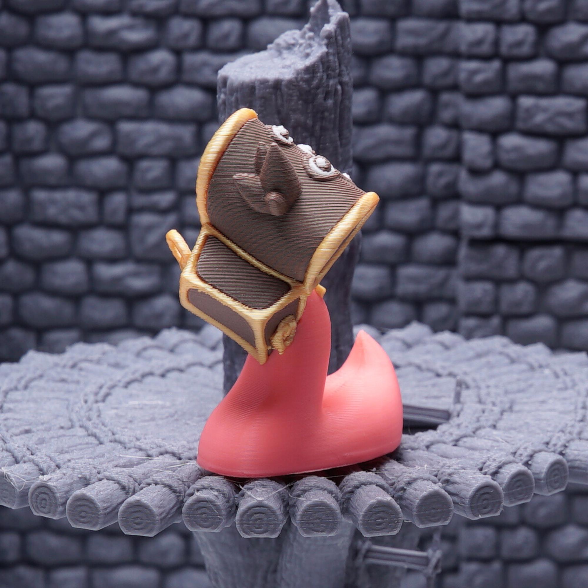 DnD Mimic ShapeChanger Miniature Monster for Tabletop Role Play Games Striking Design Standing Mimic Gift for TTRPG Dungeon and Dragon Fans