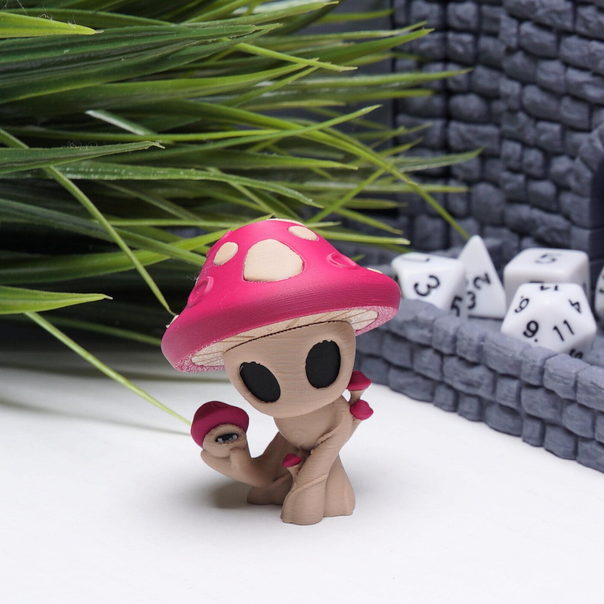 DnD Myconid Mushroom Miniature Fungal Monster Figure for Tabletop RPGs Fantasy Mushroom Creature Mini for DnD Fun Gift for TTRPG Players