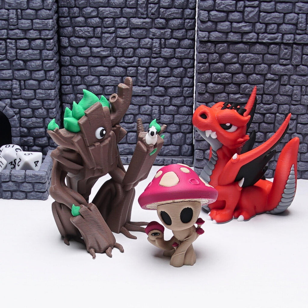 DnD Myconid Mushroom Miniature Fungal Monster Figure for Tabletop RPGs Fantasy Mushroom Creature Mini for DnD Fun Gift for TTRPG Players