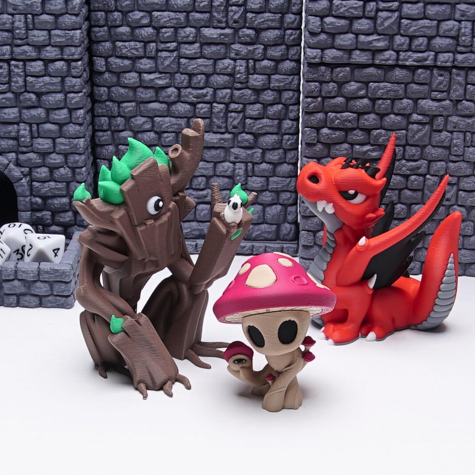 DnD Myconid Mushroom Miniature Fungal Monster Figure for Tabletop RPGs Fantasy Mushroom Creature Mini for DnD Fun Gift for TTRPG Players