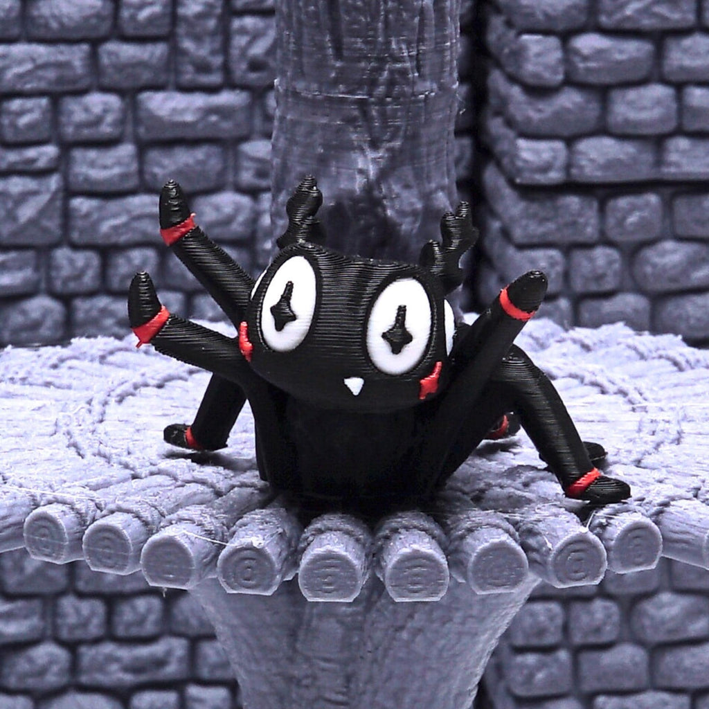 DnD Spider Miniature for Tabletop Role Play Games Gift for Dungeon and Dragon Fans Tiny Beast Spider Figure for TTRPG with Friends Adventure