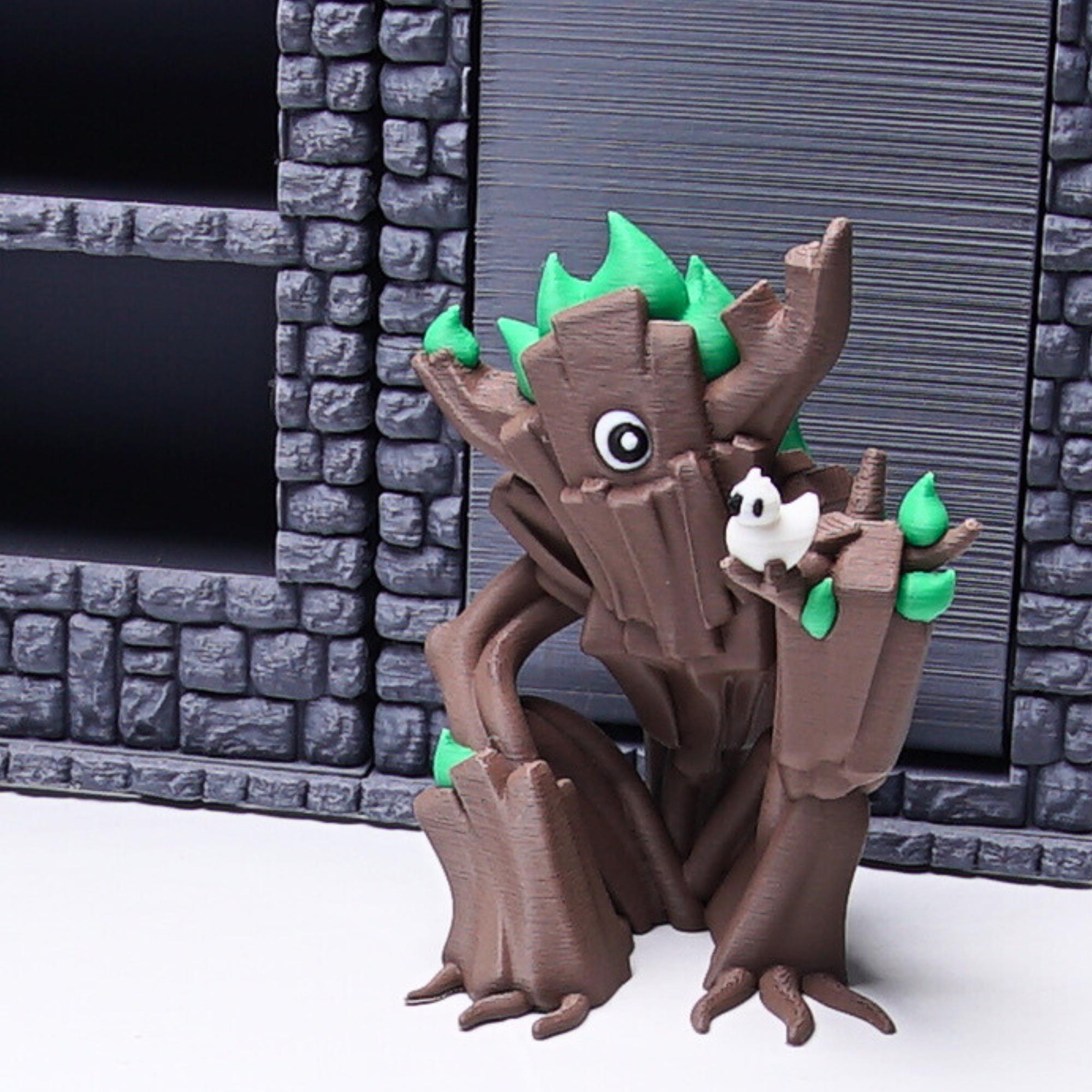 DnD Treant Monster Miniature Playful Design for Tabletop Role Play Games Gift for Dungeons and Dragons Fans Cute Tree Figure for TTRPG Fun