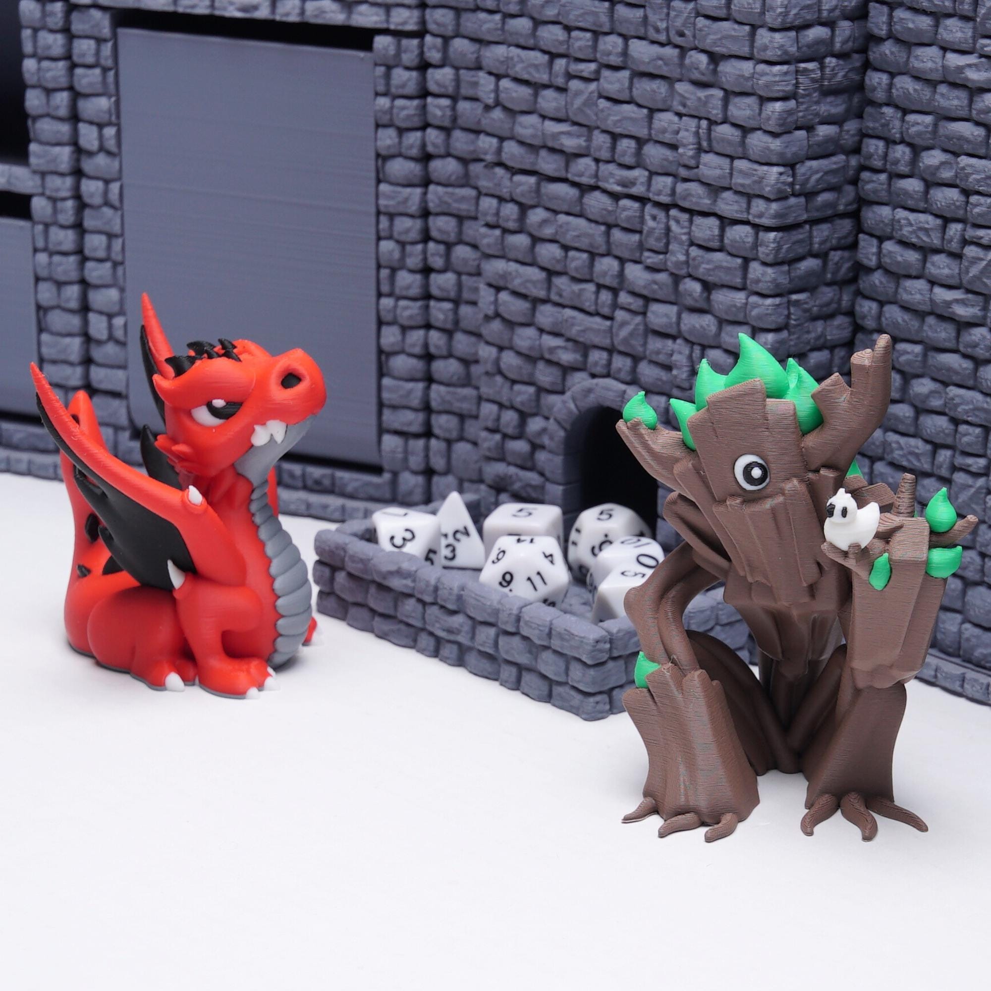 DnD Treant Monster Miniature Playful Design for Tabletop Role Play Games Gift for Dungeons and Dragons Fans Cute Tree Figure for TTRPG Fun