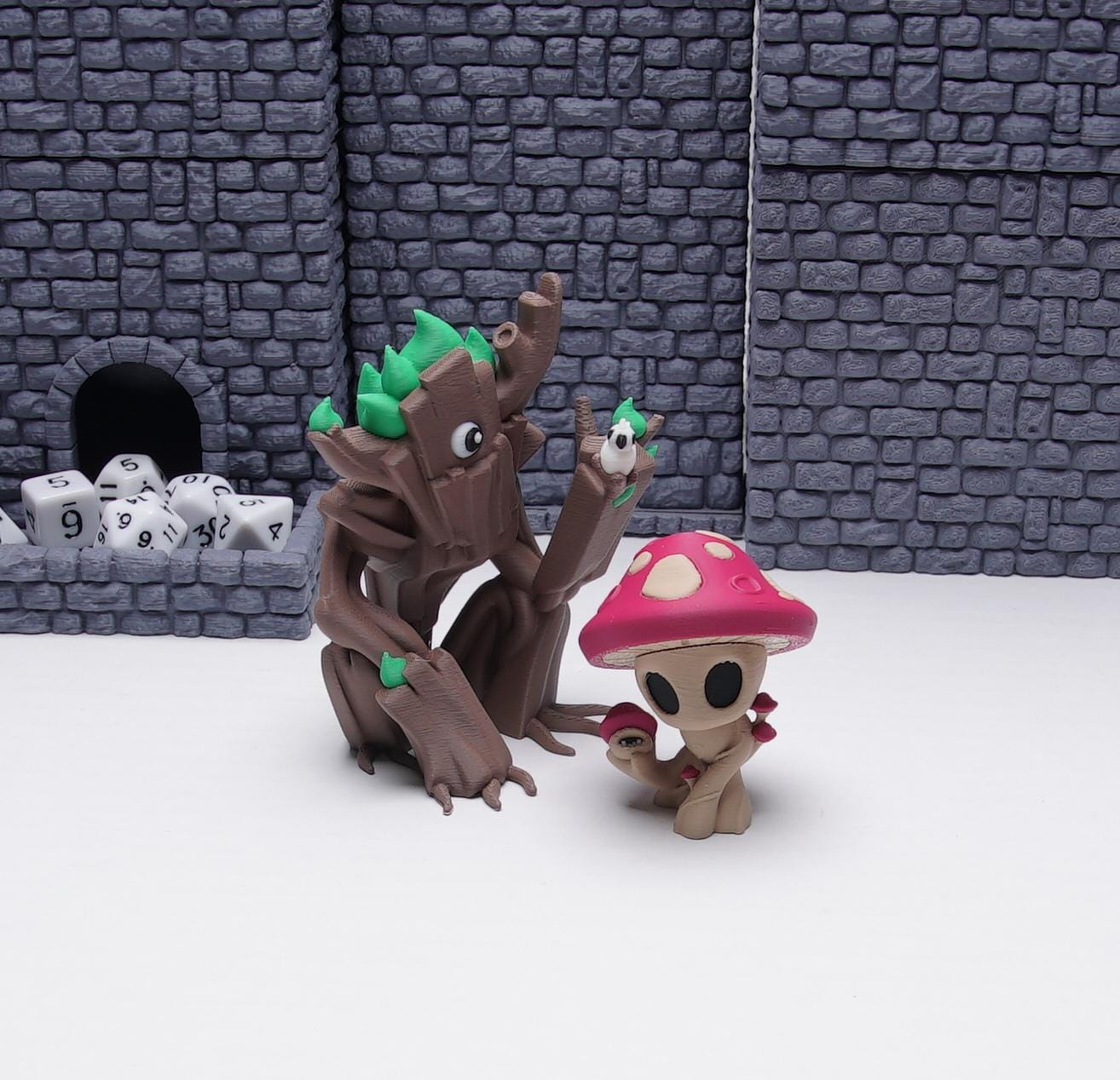 DnD Myconid Mushroom Miniature Fungal Monster Figure for Tabletop RPGs Fantasy Mushroom Creature Mini for DnD Fun Gift for TTRPG Players