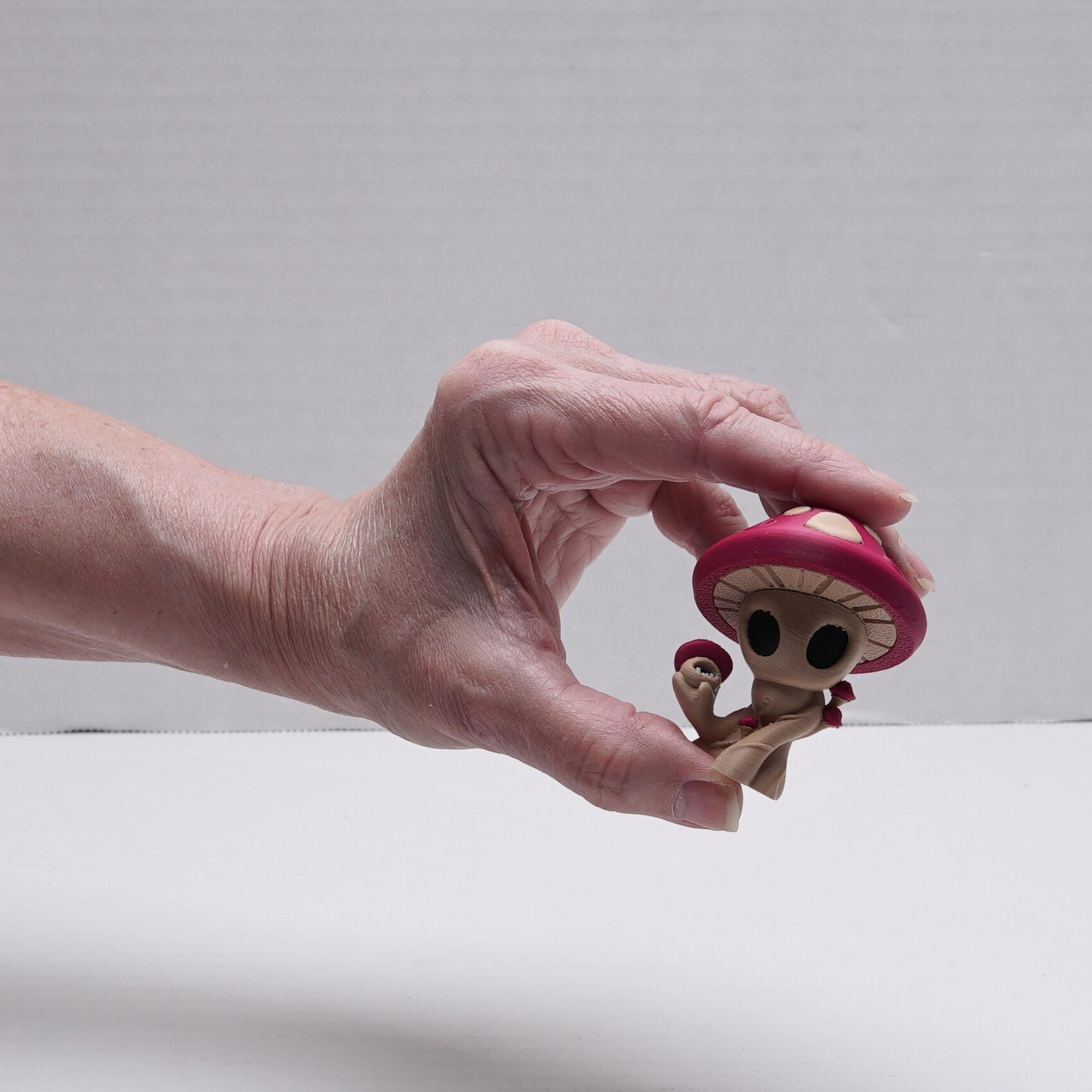 DnD Myconid Mushroom Miniature Fungal Monster Figure for Tabletop RPGs Fantasy Mushroom Creature Mini for DnD Fun Gift for TTRPG Players
