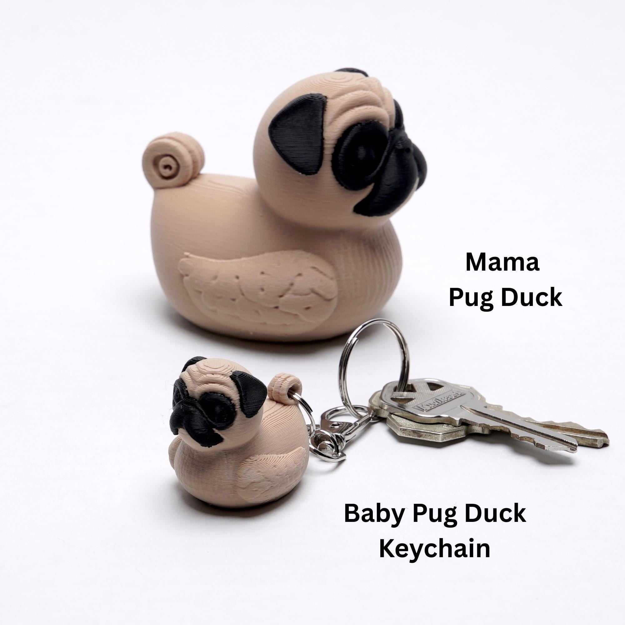 Pug Cruise Duck Gift Cute Hide and Seek Duck for Pet Lovers Dog Lover Travel Keepsake Gift for Pug Breeder Ship Duck Surprise for Cruisers