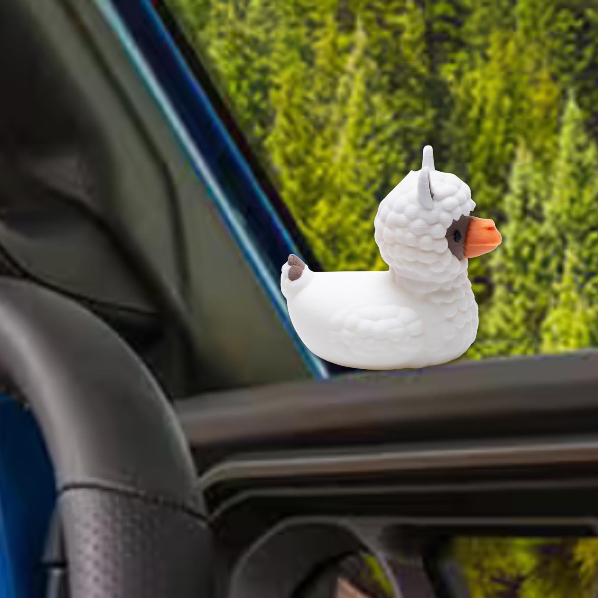 Llama Duck Gift for 4x4 Ducking Enthusiasts Cute Dashboard Duck for Off-Road Drivers Trail Hide and Seek Duck Llama Lover Gift Keepsake