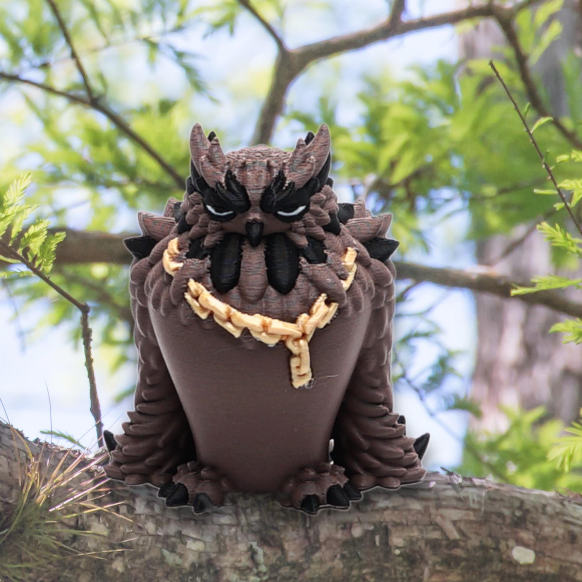Owlbear Miniature DnD Fantasy Monster Figure for Tabletop RPG 3D Printed Owlbear Mini for Dungeon Masters and TTRPG Players Gift for DnD Fan