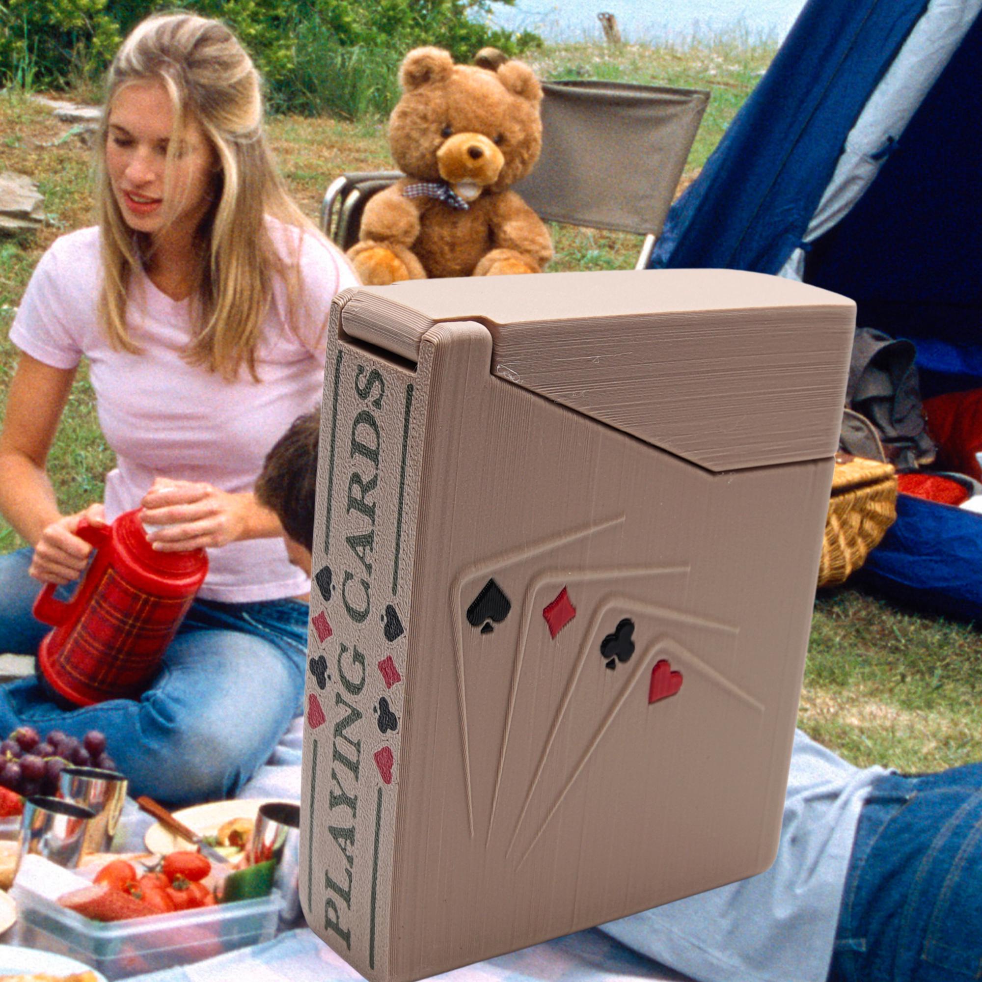Gift for Him Playing Cards and Case Protect and Store Cards for Family Game Night Roadtrip Camping Entertainment Play for All Age Card Games