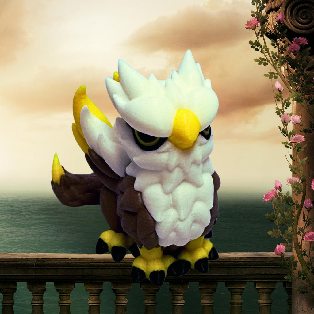 DnD Griffon Monster Miniature for TTRPG Lion Eagle Mythical Creature with Keen Sight Perception for DnD Role Play Game Character Griffin