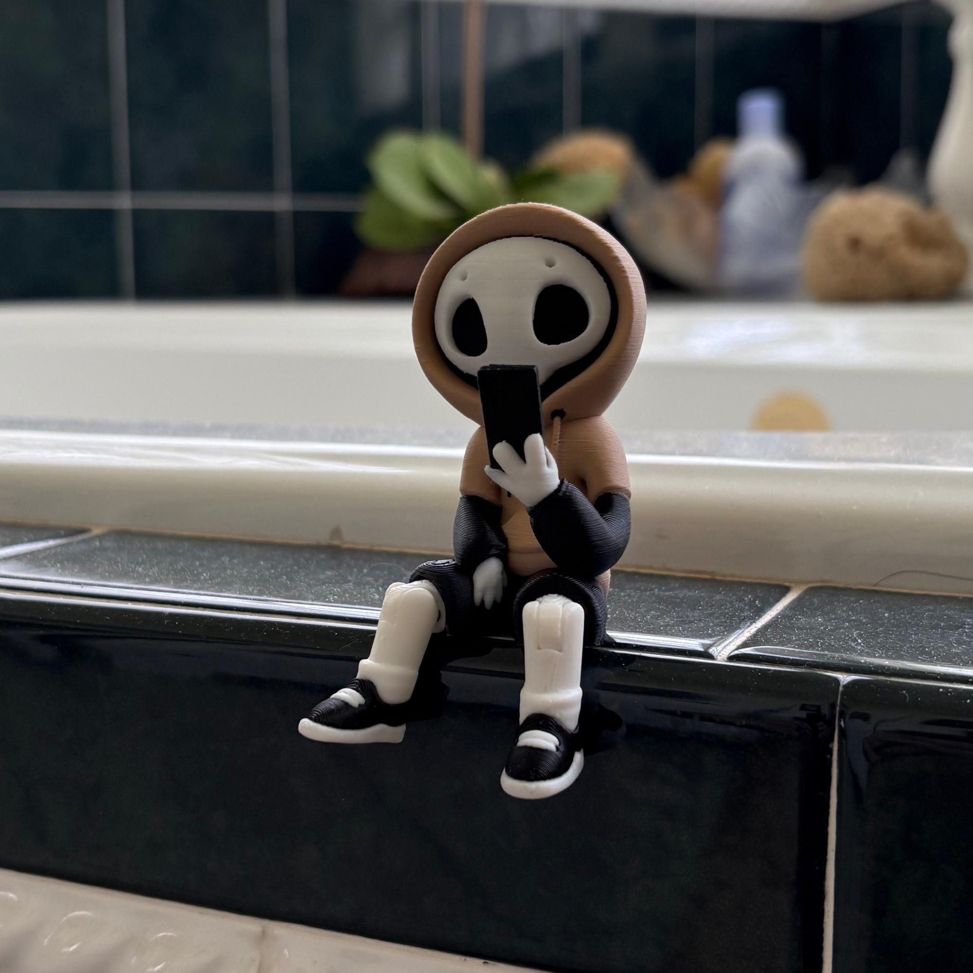 Project Hazy Gift for the Always Scrolling Connected to Cell Phone with Bendy Legs Sits on Desk Table Travel Selfie Prop Gift for Tech Guy