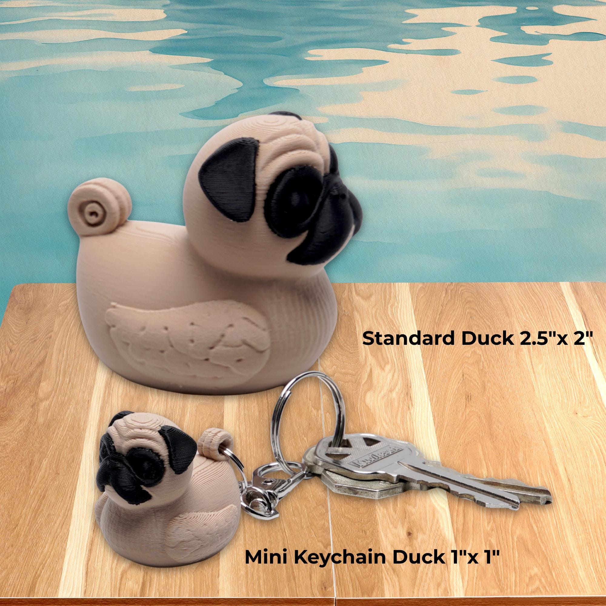 Gator Jeep Duck Keychain Bag Charm for Cruise and Gift for UF Fan Keychain Gator Duck Clip on Backpack Handbag Zipper Pull Fun Alligator