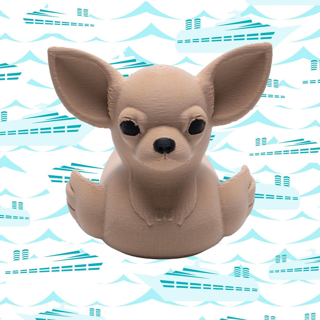 Chihuahua Cruise Duck Gift Dog Lover Hide and Seek Duck Breeder Thank You Gift Pet Owner Keepsake Cute Travel Duck for Collector and Cruiser