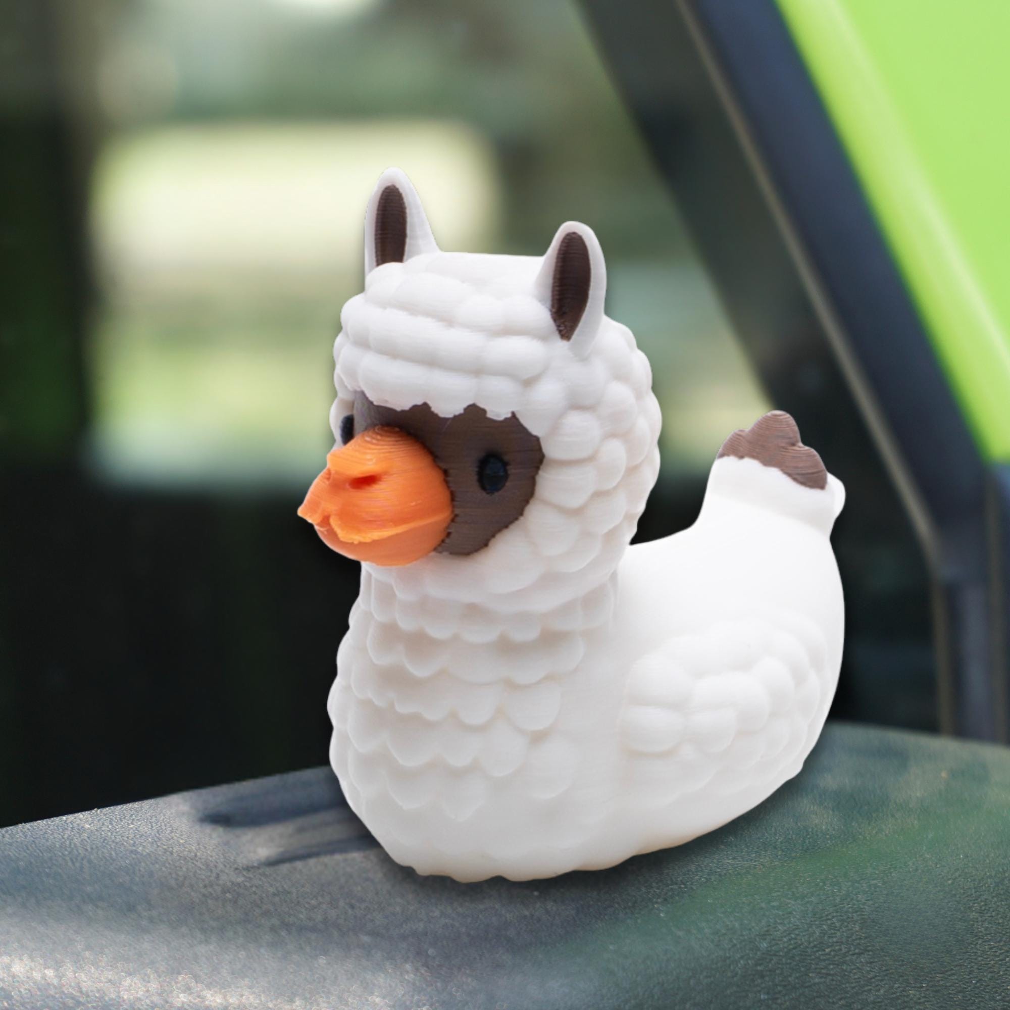 Llama Duck Gift for 4x4 Ducking Enthusiasts Cute Dashboard Duck for Off-Road Drivers Trail Hide and Seek Duck Llama Lover Gift Keepsake
