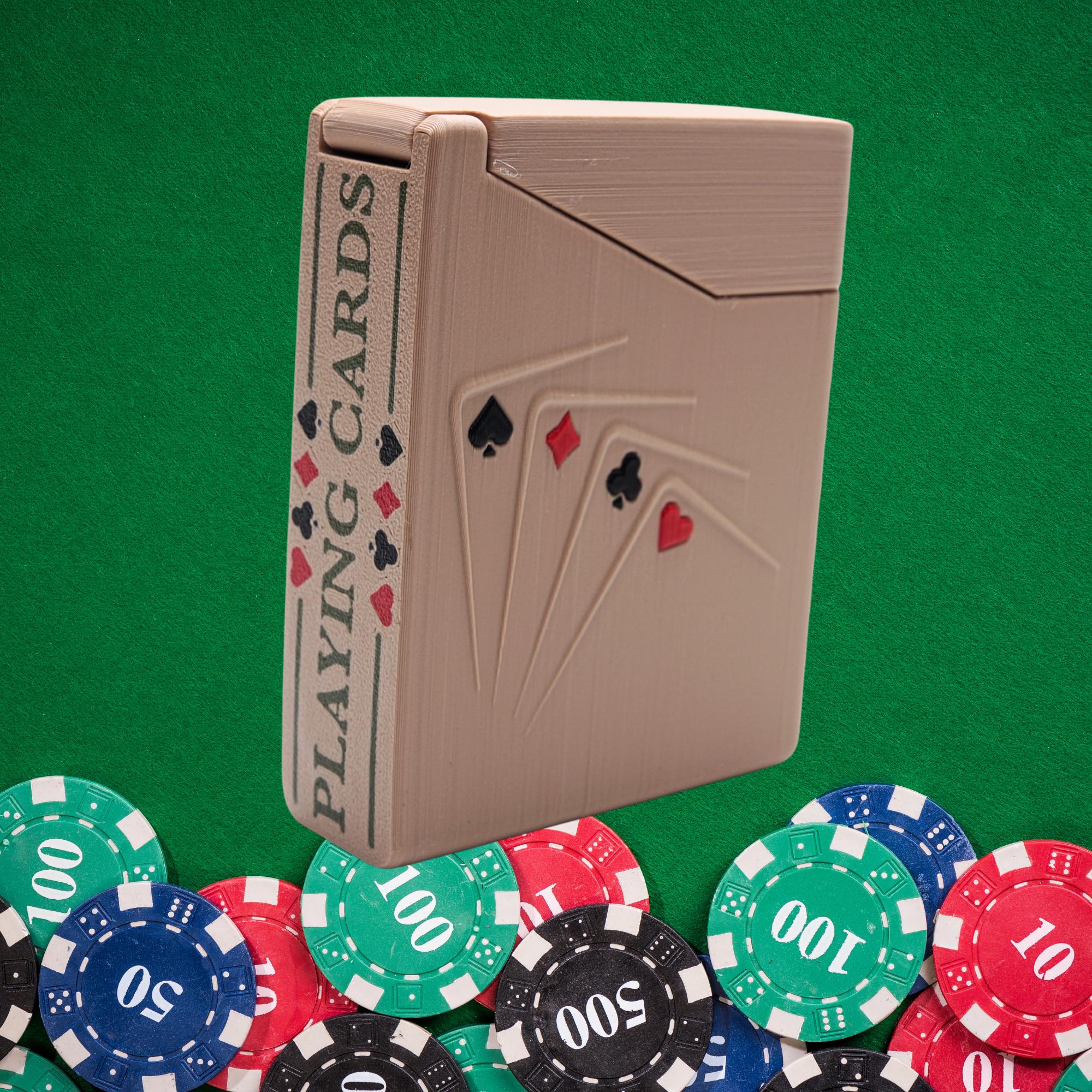 Gift for Him Playing Cards and Case Protect and Store Cards for Family Game Night Roadtrip Camping Entertainment Play for All Age Card Games