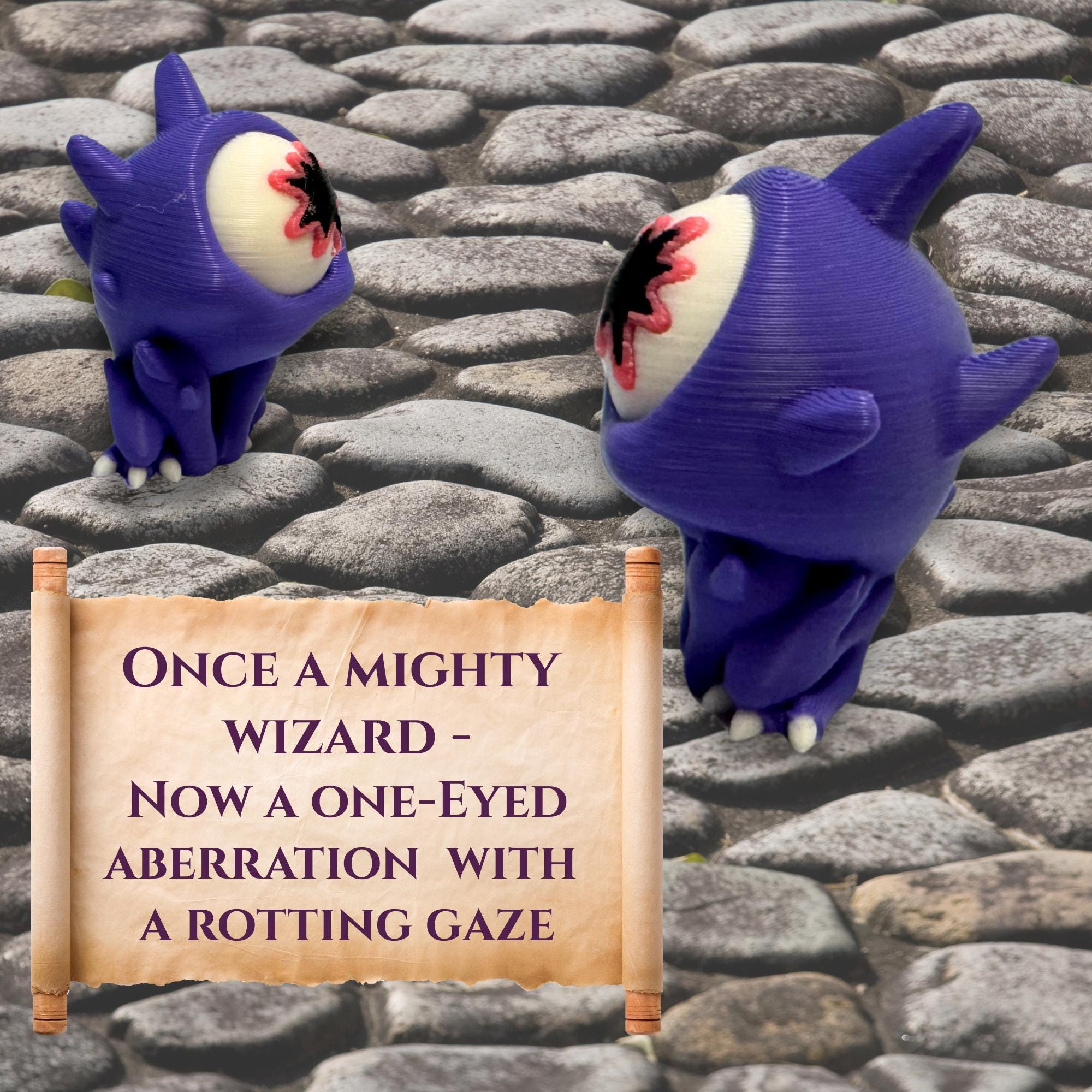 DnD Nothic Monster Aberration Miniature for TTRPG One-Eyed Cursed Wizard Creature Gift for Role Play Game Character Mini Nothic Gaze Attack