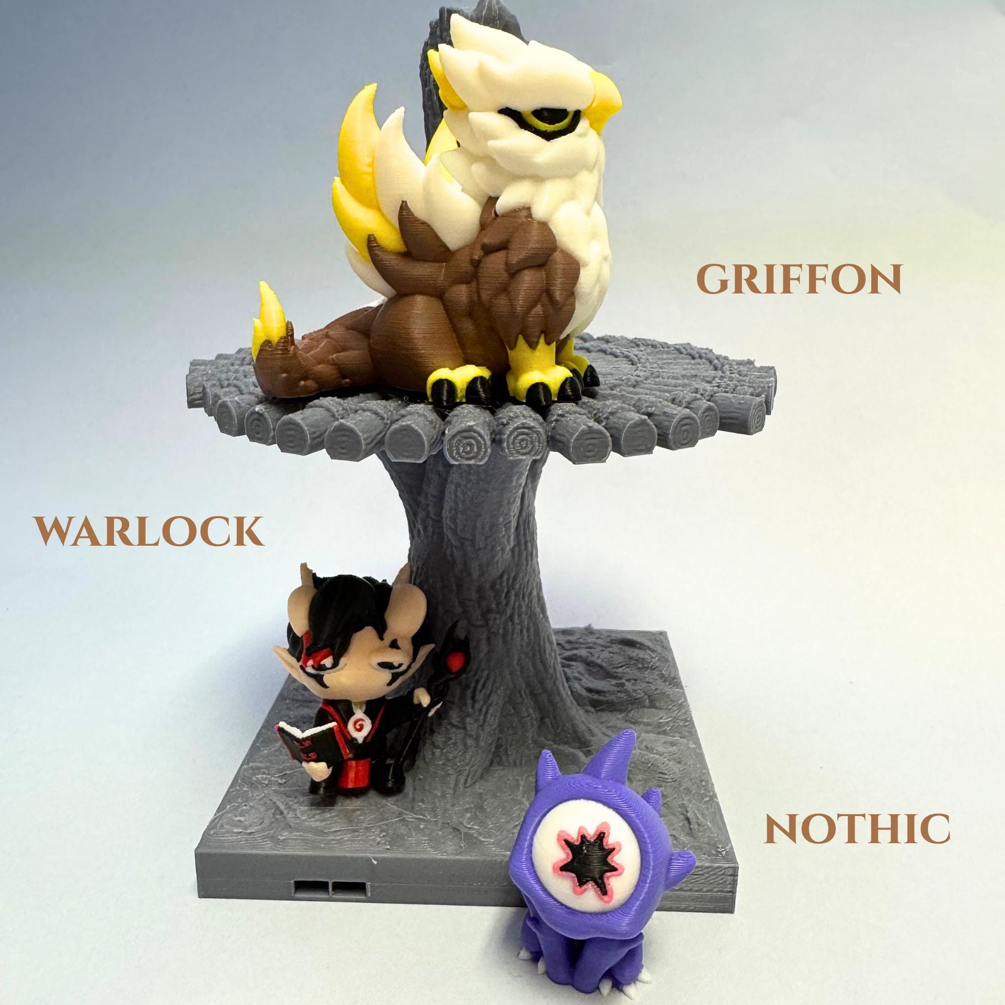 DnD Griffon Monster Miniature for TTRPG Lion Eagle Mythical Creature with Keen Sight Perception for DnD Role Play Game Character Griffin