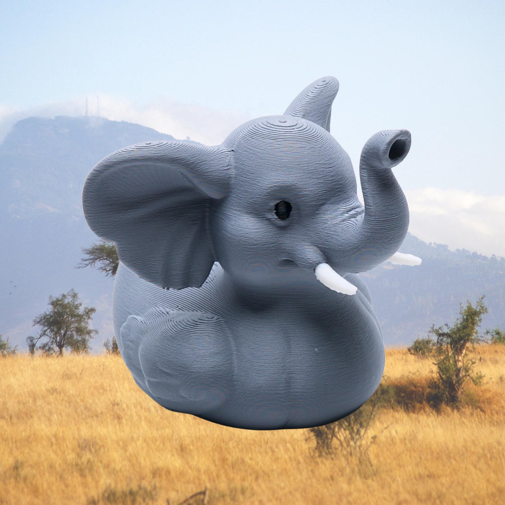 Elephant Cruise Duck Gift Safari Animal Hide and Seek Duck for Ship Adventures Bon Voyage Party Favor Cake Topper Travel Gift for Cruisers