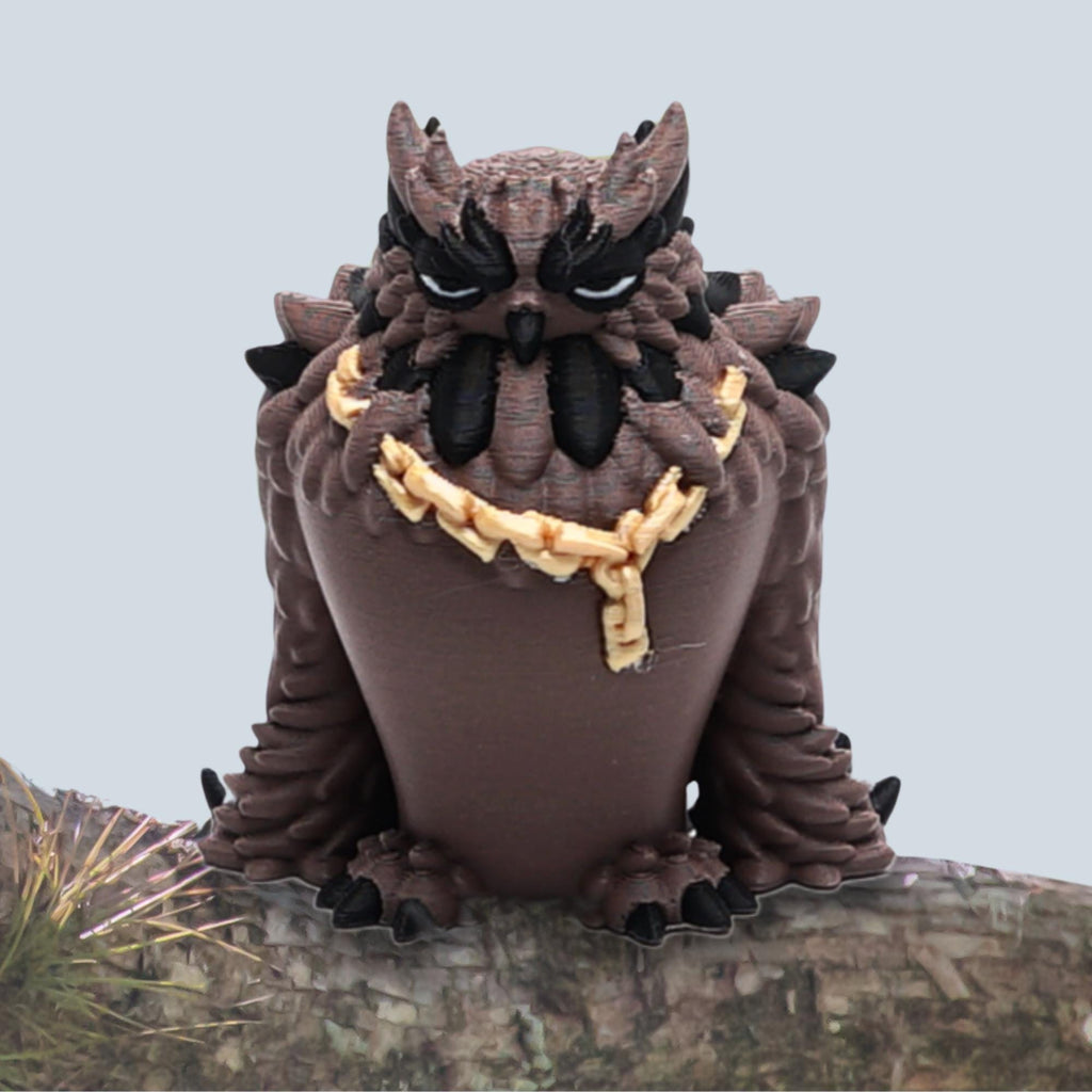 Owlbear Miniature DnD Fantasy Monster Figure for Tabletop RPG 3D Printed Owlbear Mini for Dungeon Masters and TTRPG Players Gift for DnD Fan
