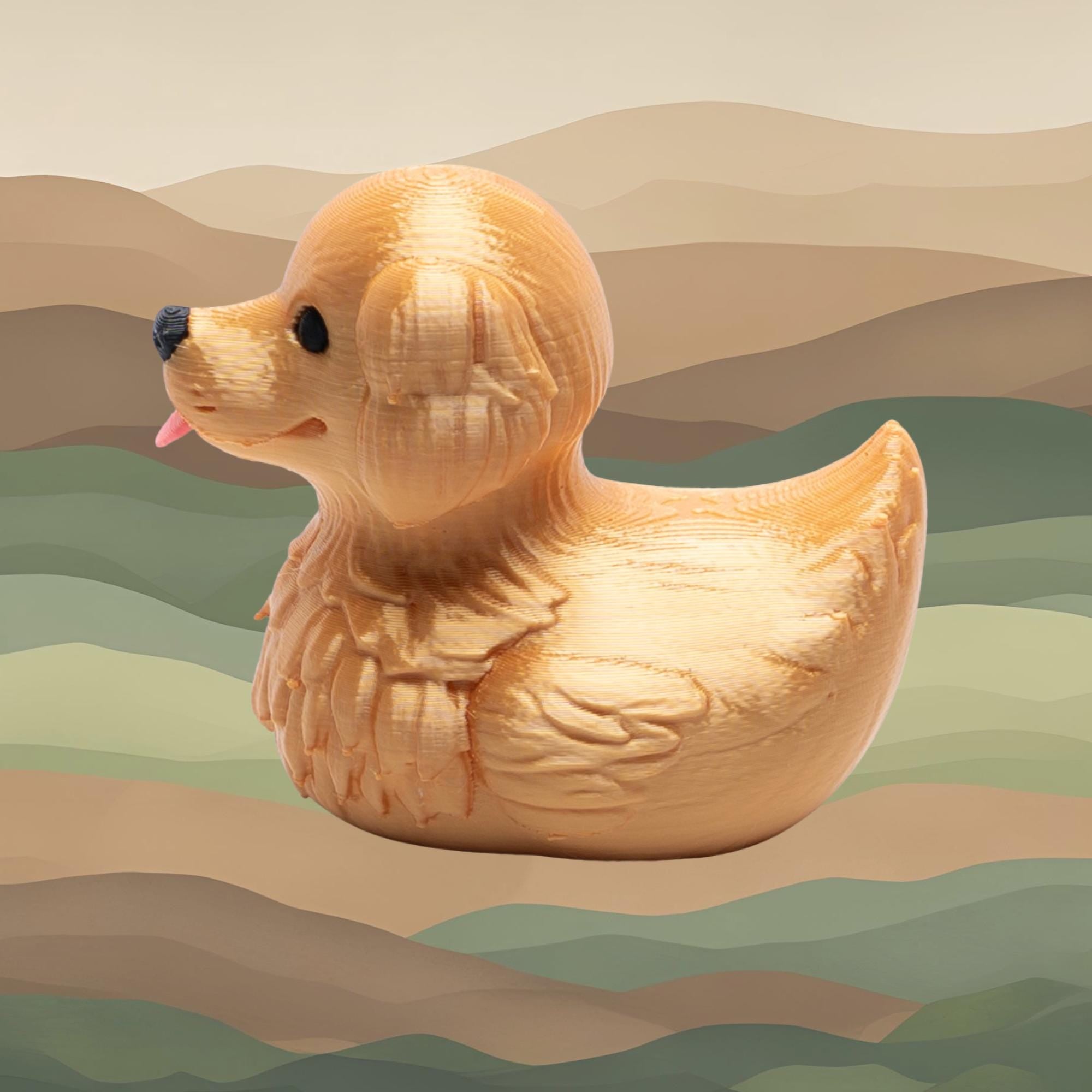 Golden Retriever Duck Duck 4x4 Ducking Off-Road Dashboard Duck Gift for Golden Retriever Dog Lover Cute New Puppy Owner Gift for Dog Lover