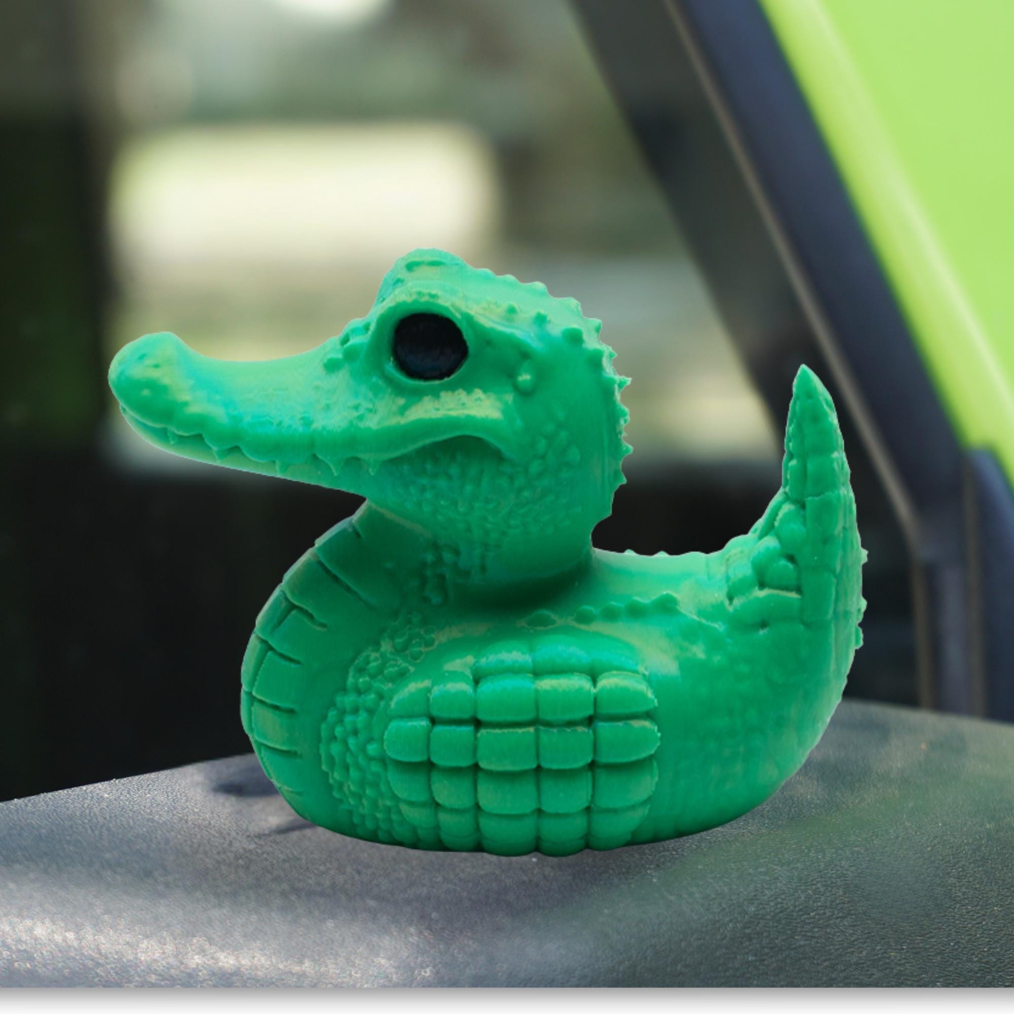 Gator Duck Gift for 4x4 Ducking Fans Florida Swamp Trail Dashboard Duck UF Football Fan Gift Alligator Hide and Seek Duck Off-Road Keepsake