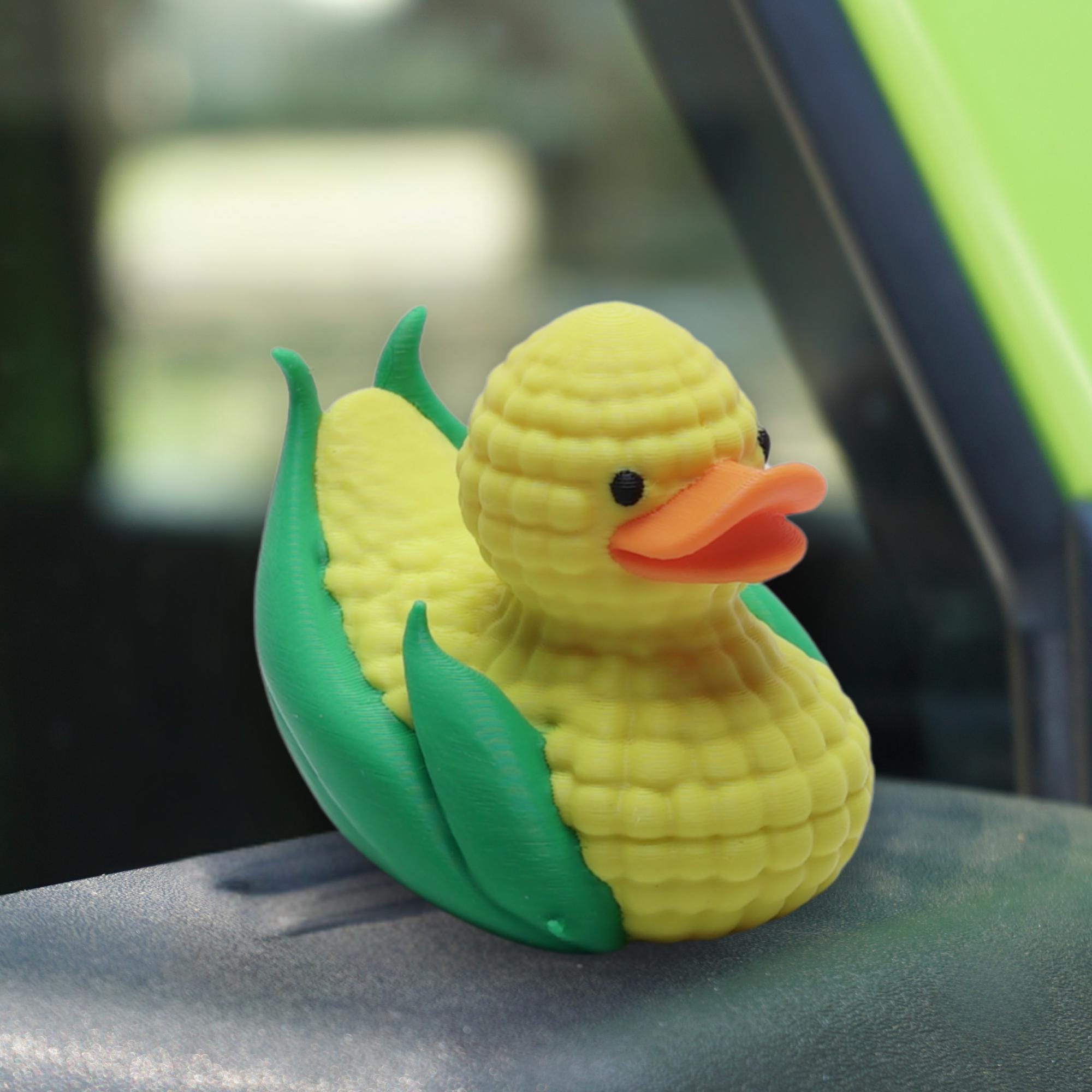 Corn Duck Gift for 4x4 Ducking Fans Nebraska Fan Trail Keepsake Thanksgiving CornCob Dashboard Duck Country Road Fun Off-Road Collector Gift