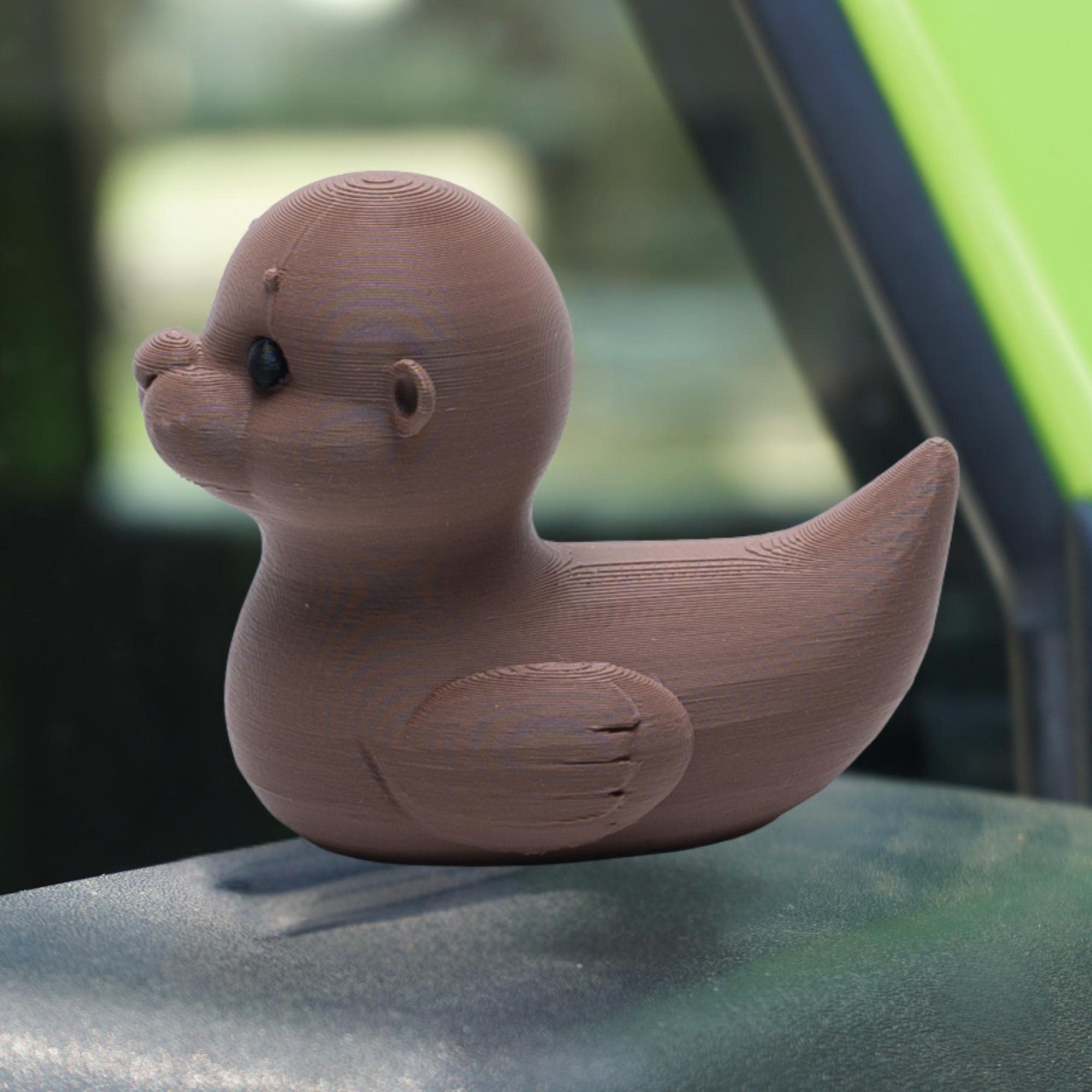 Otter Duck Gift for 4x4 Ducking Fans Cute Dashboard Duck for Nature Lovers Woodlands Party Favor Cake Topper Trail Keepsake Gift for Her