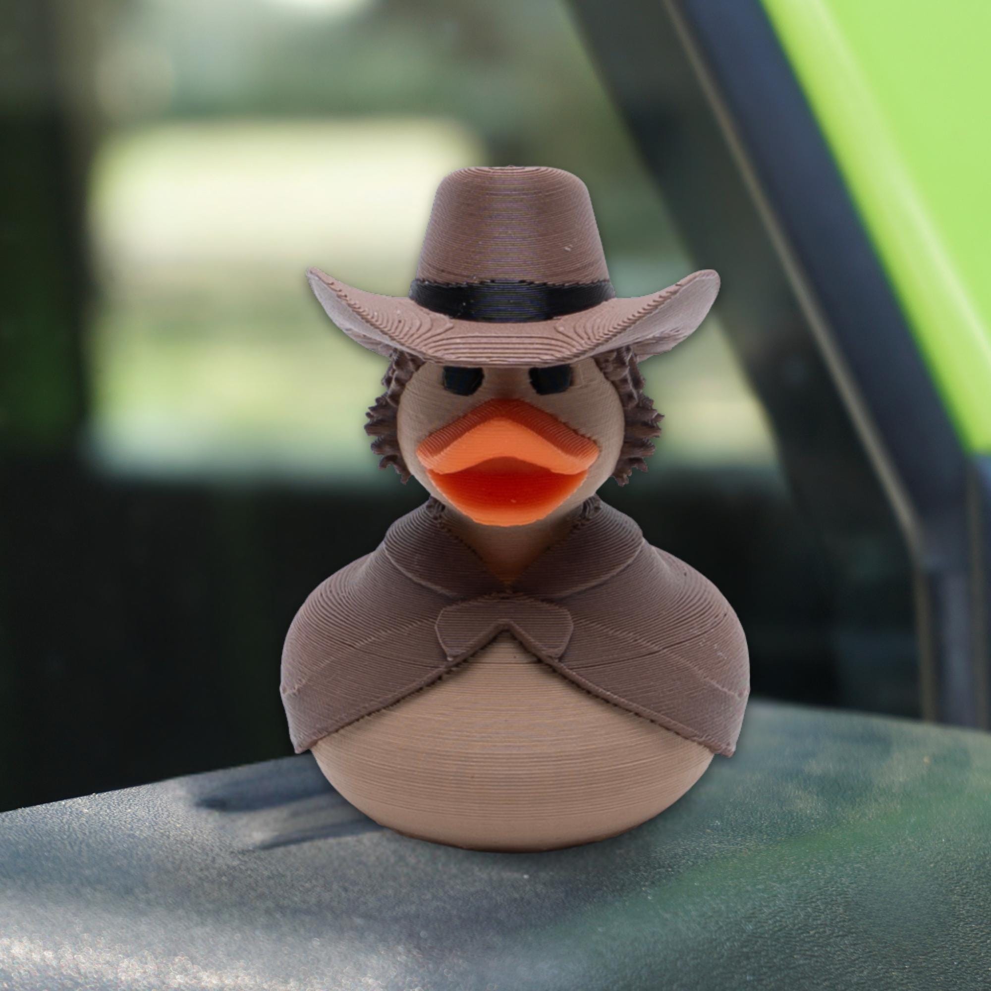 Cowgirl Blondie Duck Gift for Off-Road Ducking Fans Western Dashboard Duck Rodeo Party Favor Cowgirl Hat Keepsake Gift for Her Trail Duck