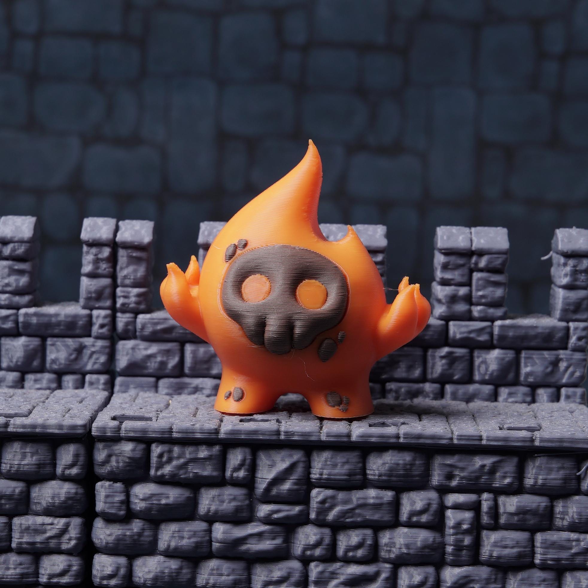 Fire Elemental Miniature for DnD Flame Monster Figure for Tabletop RPG Unique Gift for DnD Players and TTRPG Battle Encounters and Campaigns