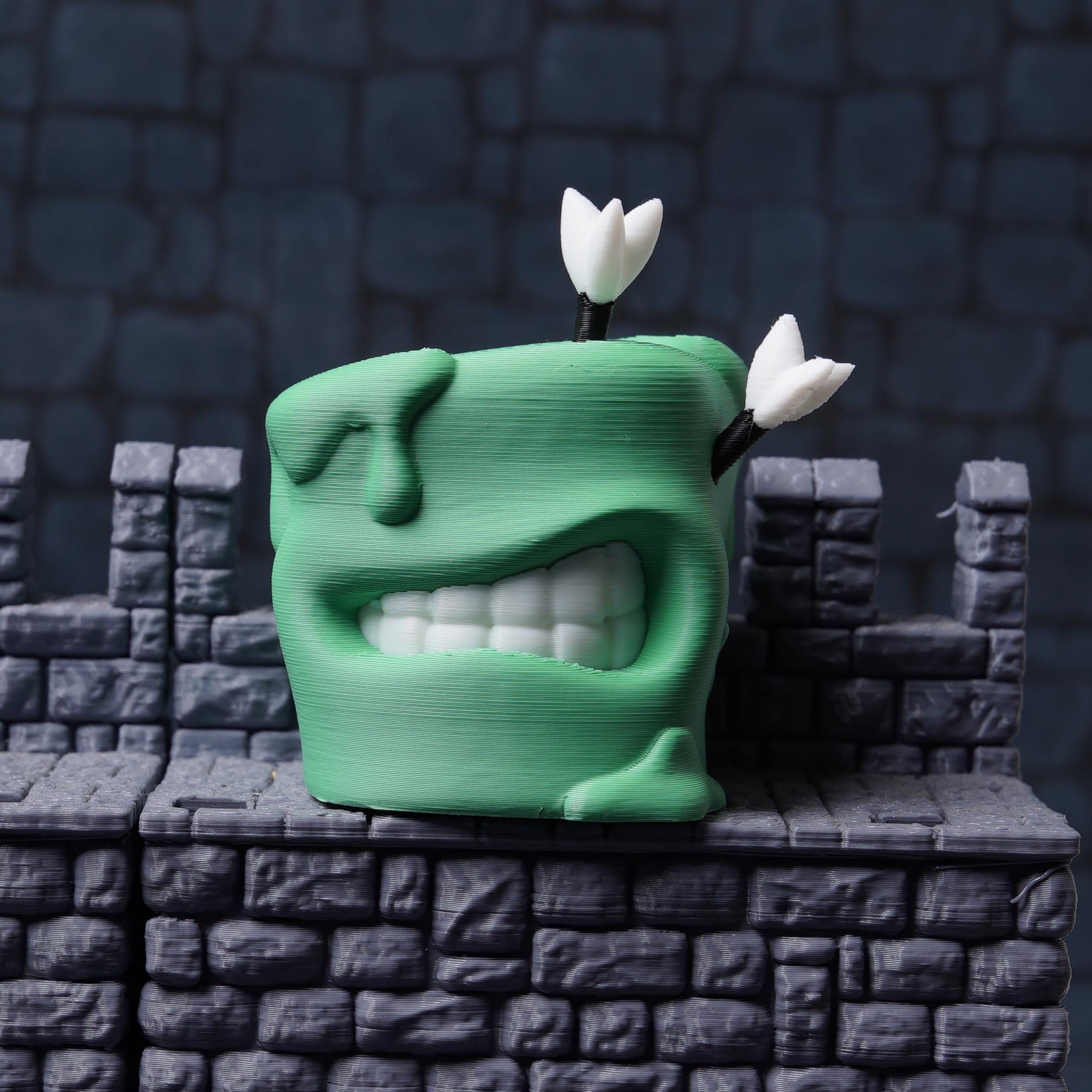 DnD Gelatinous Cube Miniature Figure for Tabletop Game Role Play Gift for DnD Fan 3D Printed Gelatinous Cube for DnD Game Play Figure Party