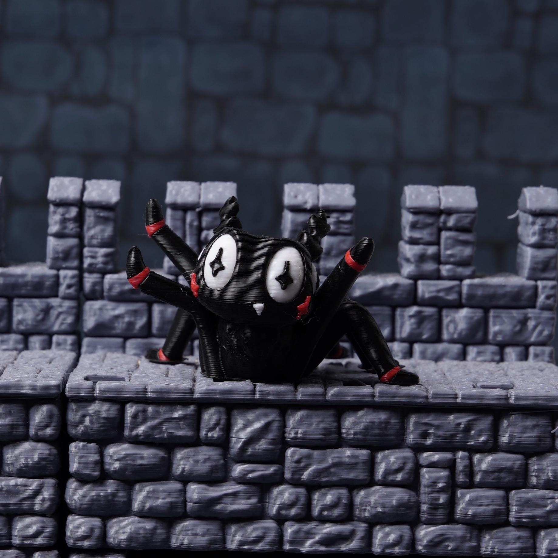 DnD Spider Miniature for Tabletop Role Play Games Gift for Dungeon and Dragon Fans Tiny Beast Spider Figure for TTRPG with Friends Adventure