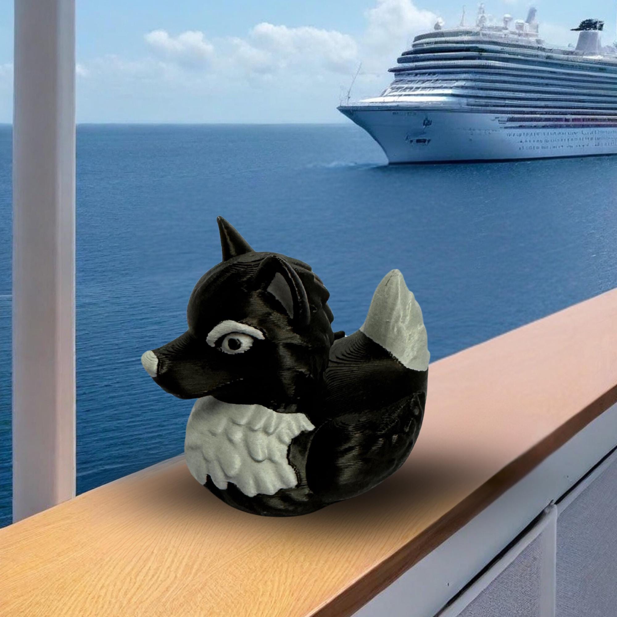 Black Wolf Cruise Duck Hide and Seek Cruise Ducking Fun for Nature Lovers Alaska Cruise Duck Keepsake Adventure Gift for Cruise Family Fun