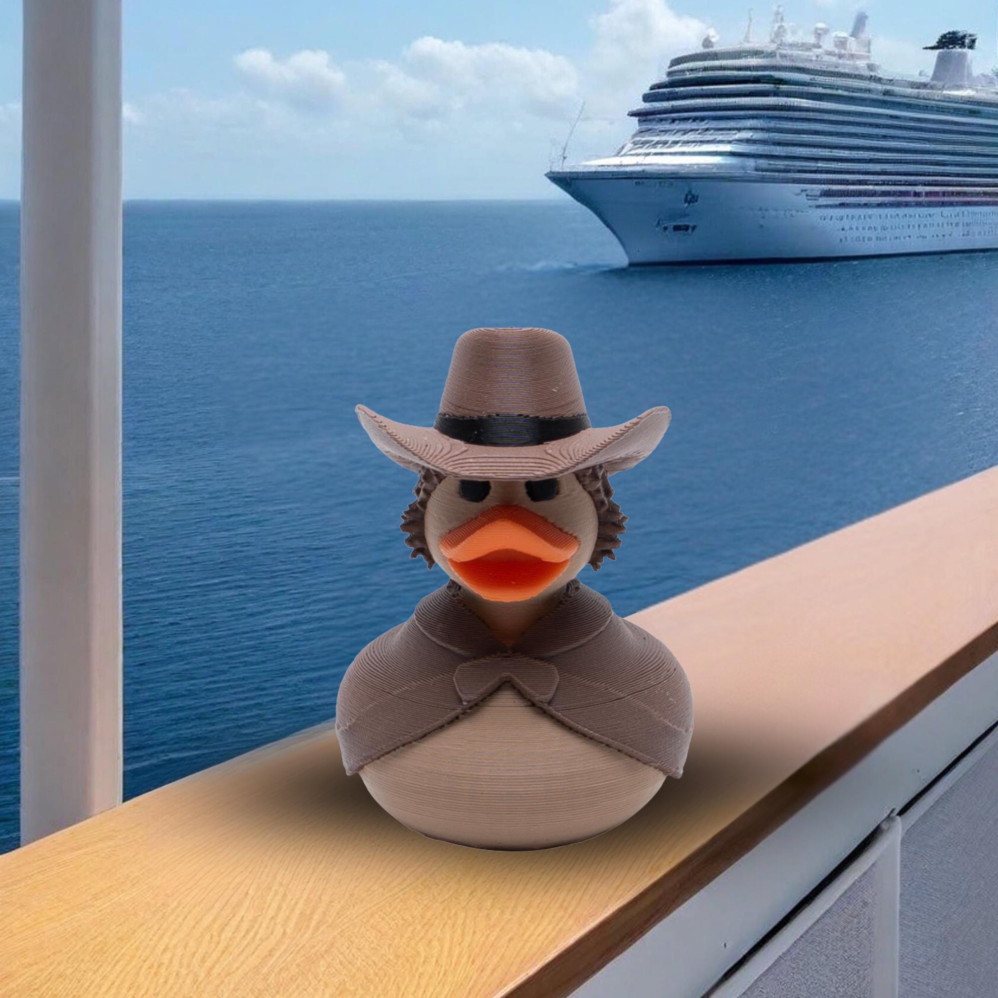 Cowgirl Blondie Cruise Duck Gift Western Hide and Seek Duck Fun Rodeo Party Favor Cowgirl Hat Keepsake Duck for Cruise Duck Travelers