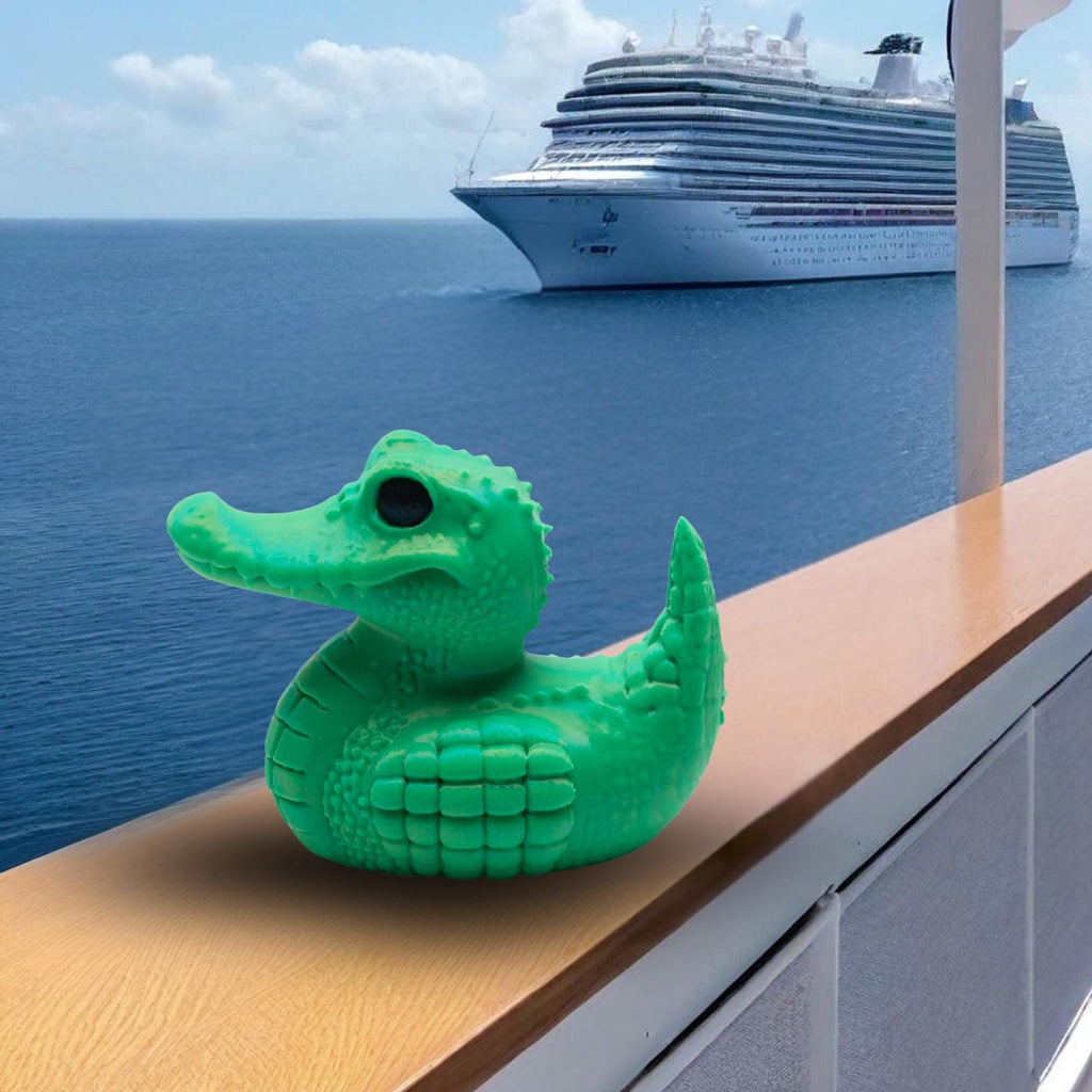 Gator Cruise Duck Gift Alligator Hide and Seek Duck for Ship Adventures UF Football Fan Cruise Gift Swamp Party Favor Keepsake Gator Duck