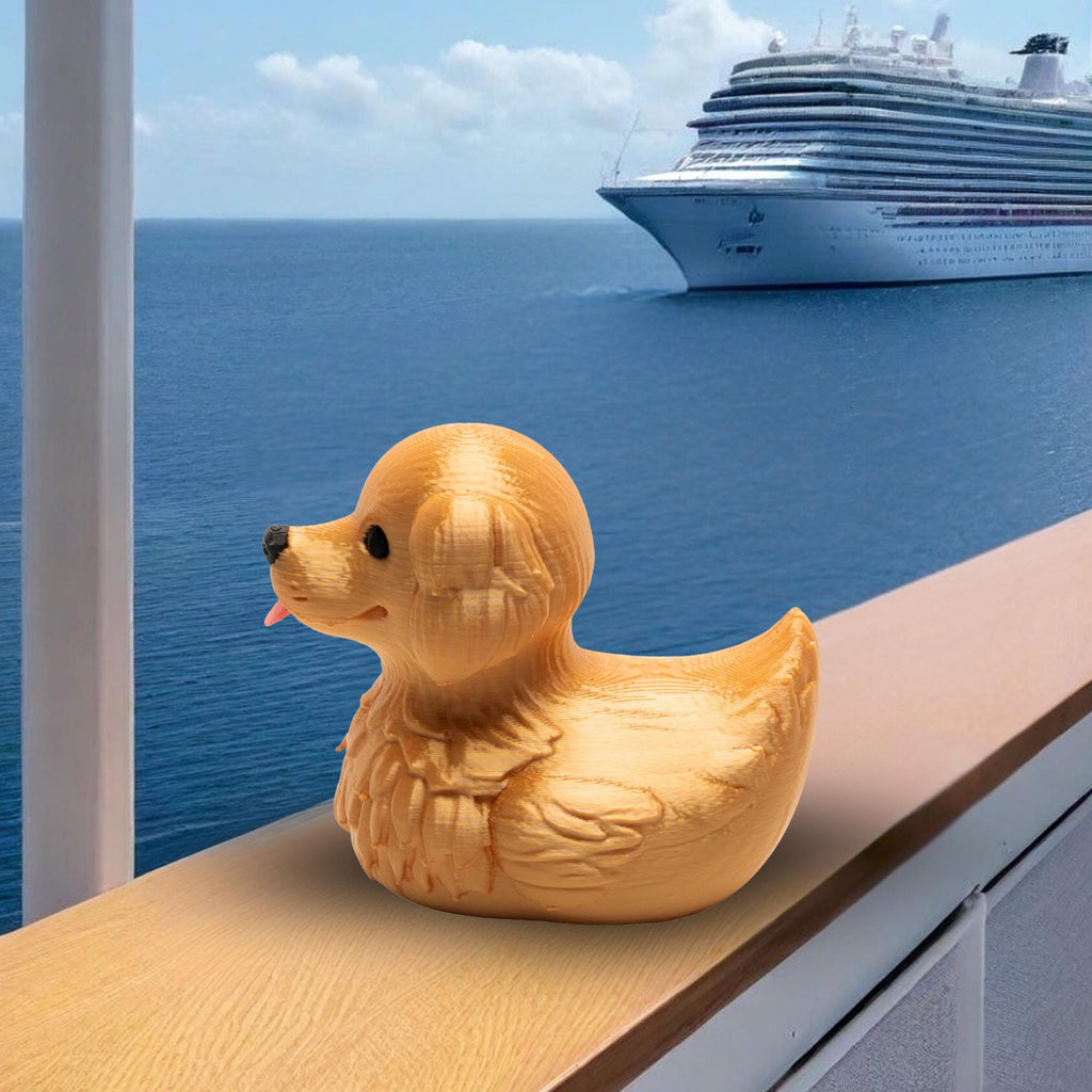 Golden Retriever Duck Bon Voyage Gift for Cruise Hide and Seek Golden Retriever Dog Lover Cute New Puppy Owner Gift Dog Lover Breeder Gift