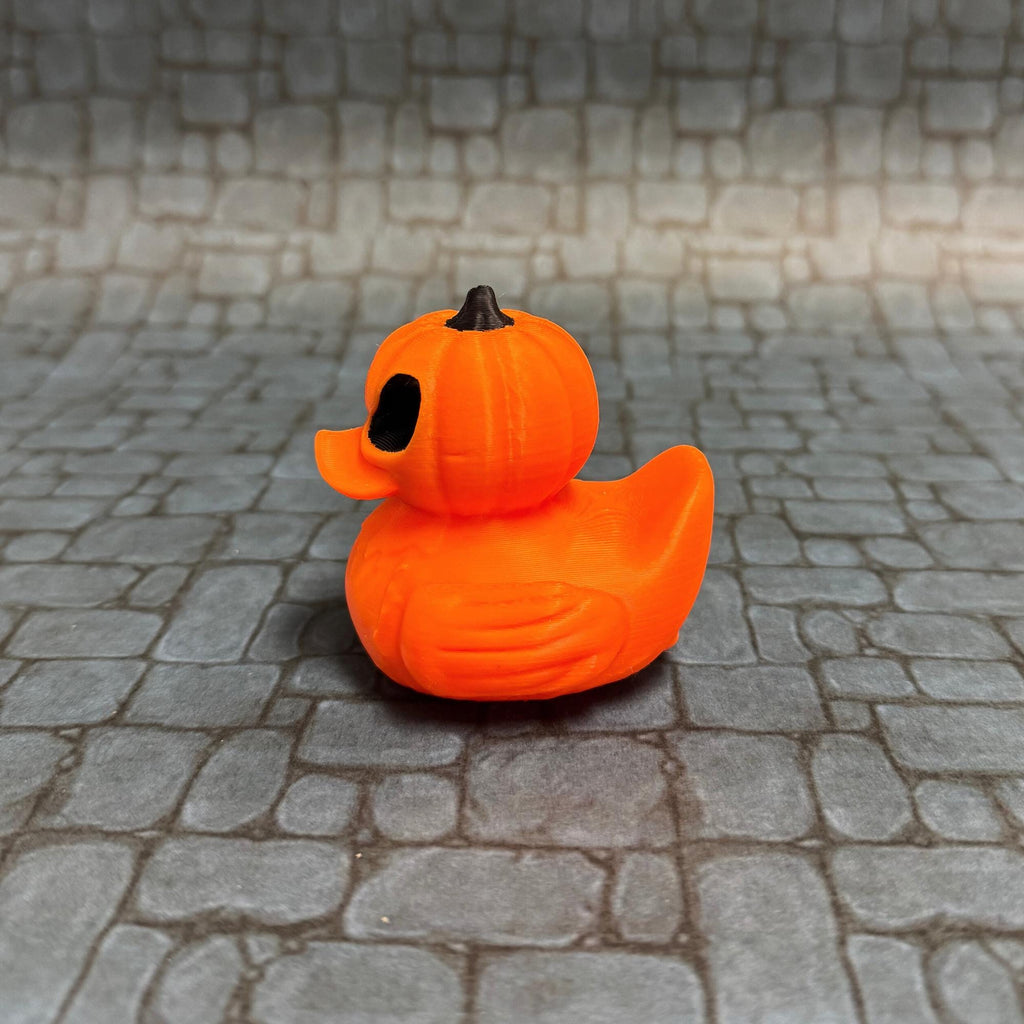 Halloween Jack O’ Lantern Duck for 4x4 Car Ducking and Fall Cruise Gift Pumpkin Duck for Hide and Seek Fun and Off Road Dashboard Decor