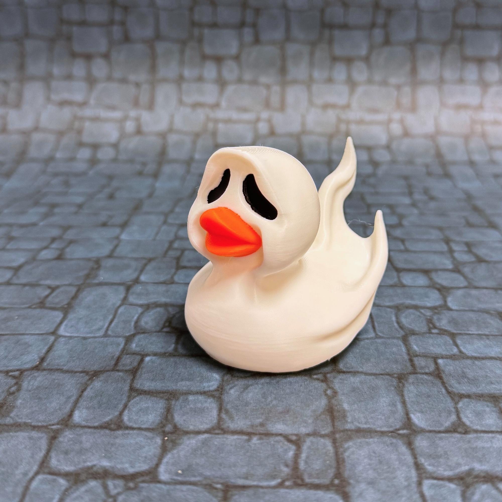 Halloween Spooky Ghost Duck for 4x4 Car Ducking and Fall Cruise Gift Ghost Duck for Hide and Seek Fun and Off Road Dashboard Decor Fall Duck