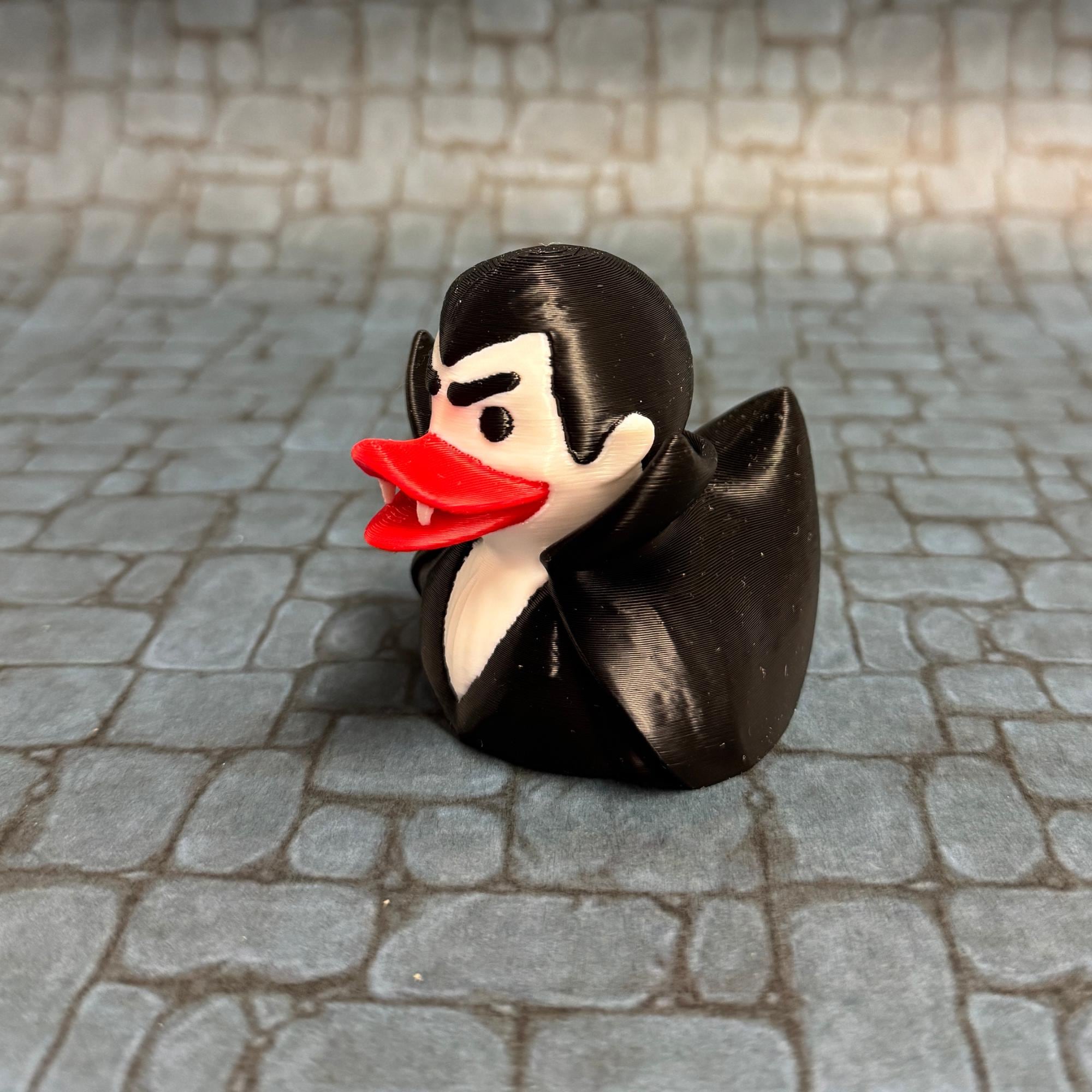 Halloween Vampire Duck for 4x4 Car Ducking and Cruise Duck Gift Spooky Dracula Duck for Vehicle and Fall Party Decor 3D Printed Vampire Duck