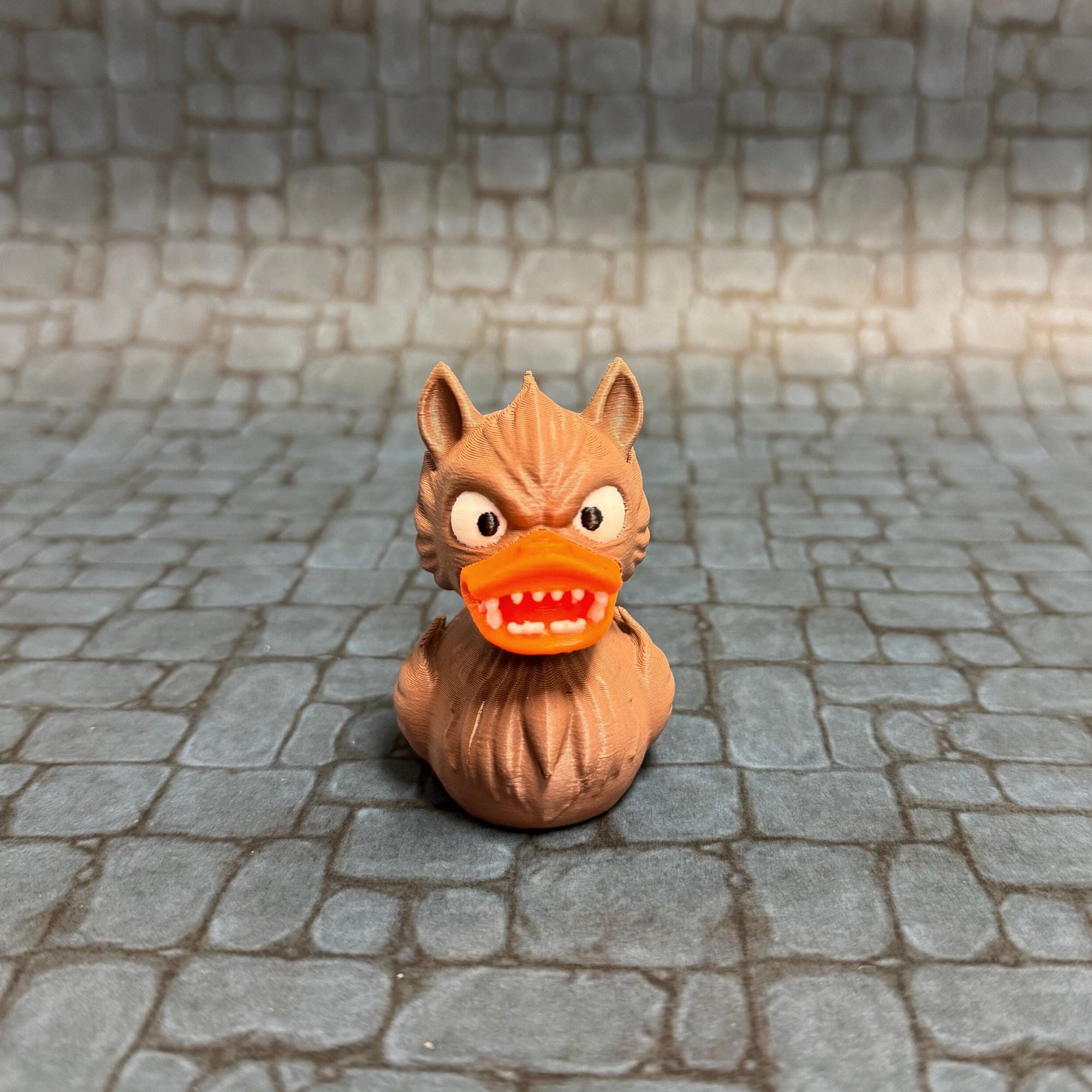 Halloween Werewolf Duck for 4x4 Car Ducking and Cruise Duck Gift Spooky Duck Werewolf for Vehicle Dashboard and Fall Party Favor Supplies