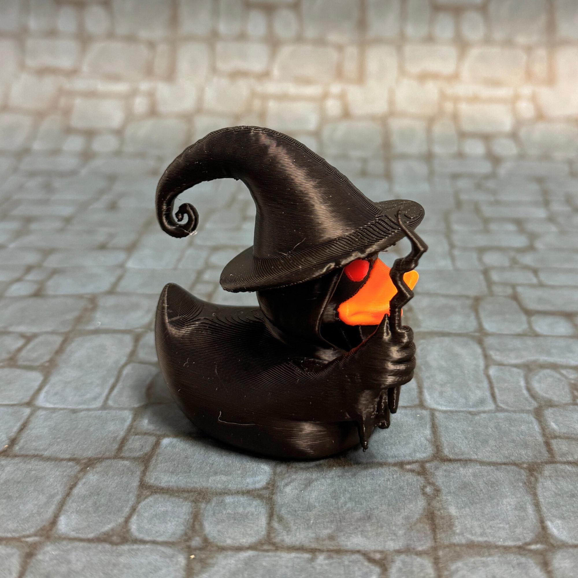 Wizard Duck Halloween Gift for 4x4 Ducking Fans and Cruise Duck Collector Fun Magic Cake Topper Wizard Party Favor Fantasy Bookshelf Decor