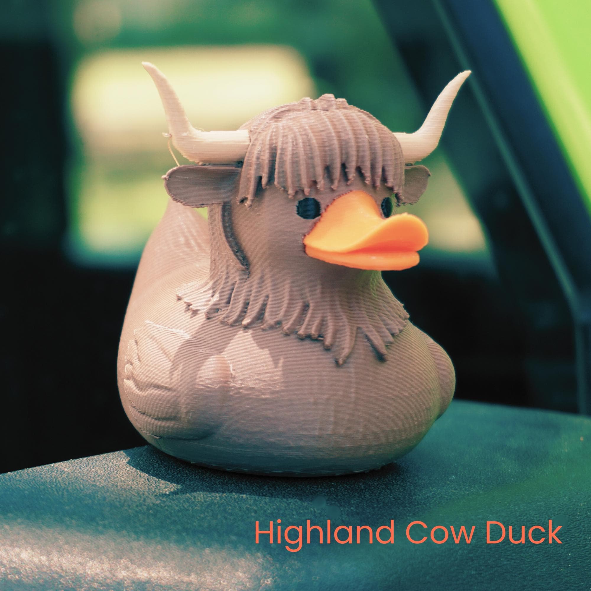 Cow Duck for Ducking Fans Dashboard Dairy Moo Cow Duck for Cruise Bon Voyage Gift and Cute Farm Country Theme Party Favor Decor Cake Topper