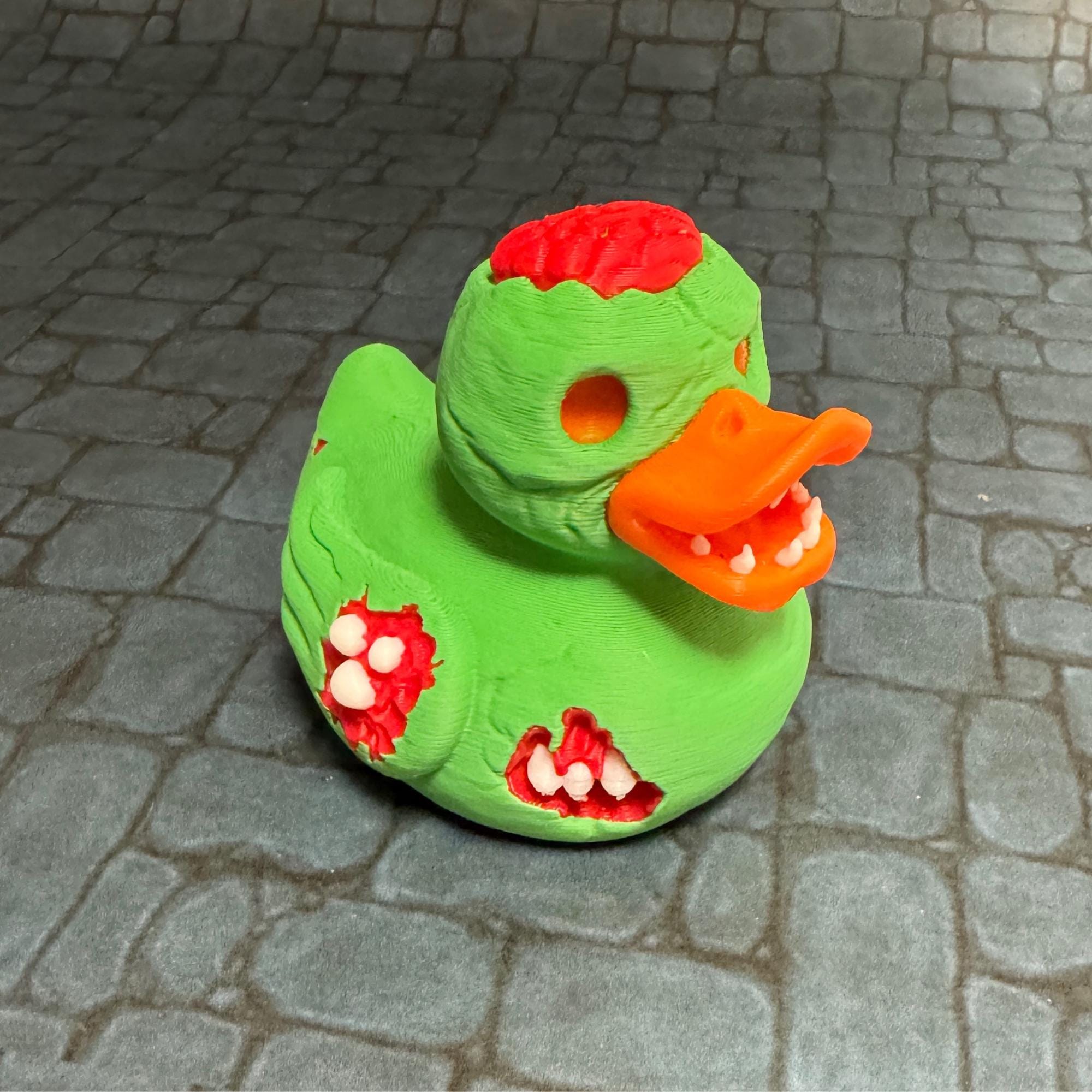 Zombie Duck for 4x4 Ducking Funny Off-Road 3D Printed Duck Gift for Ducking Fans Outdoor Adventures and Halloween Zombie Party Decor Favor